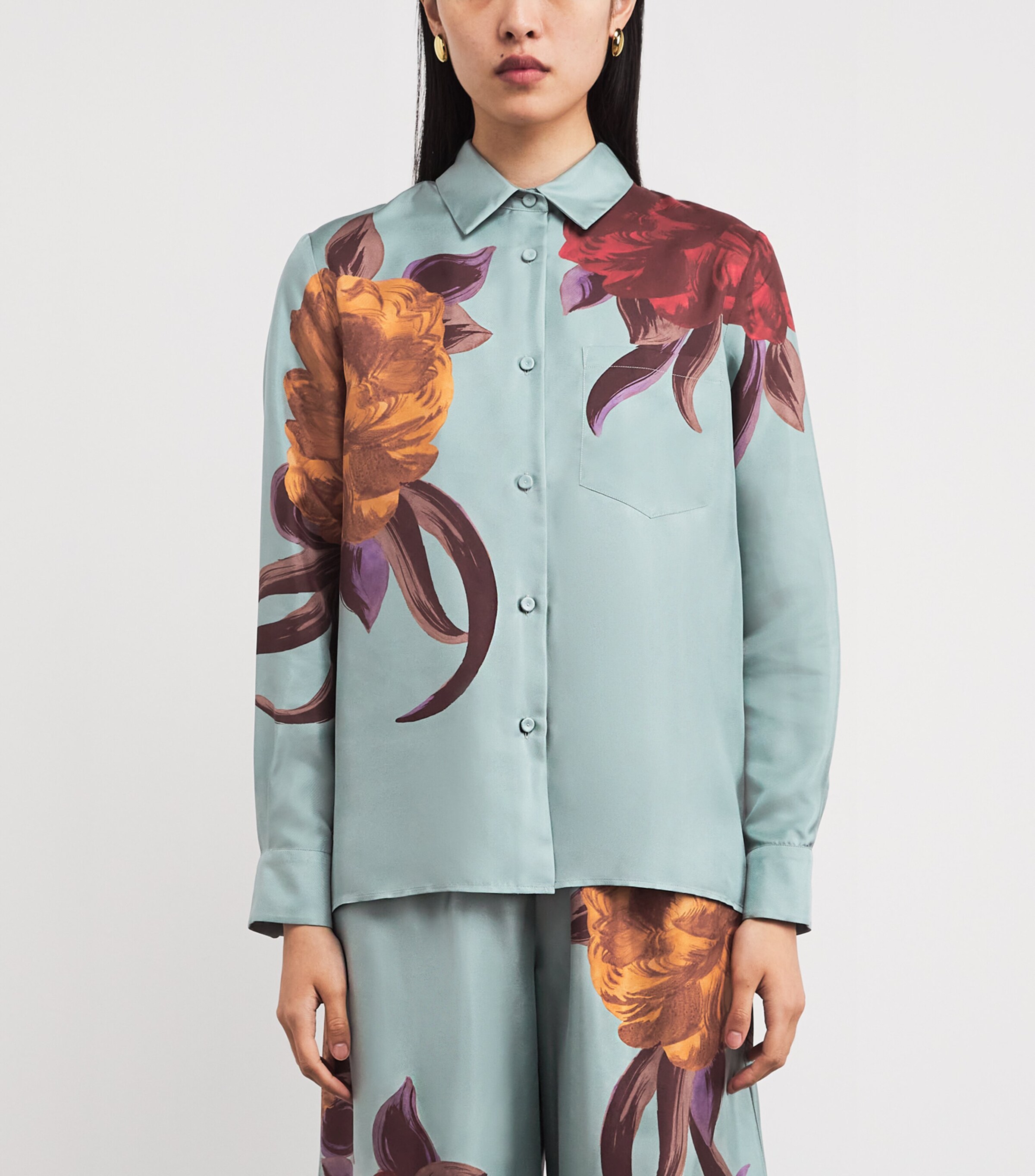 Silk Peony Placée Shirt BU01PEONY PLACEE Image 3