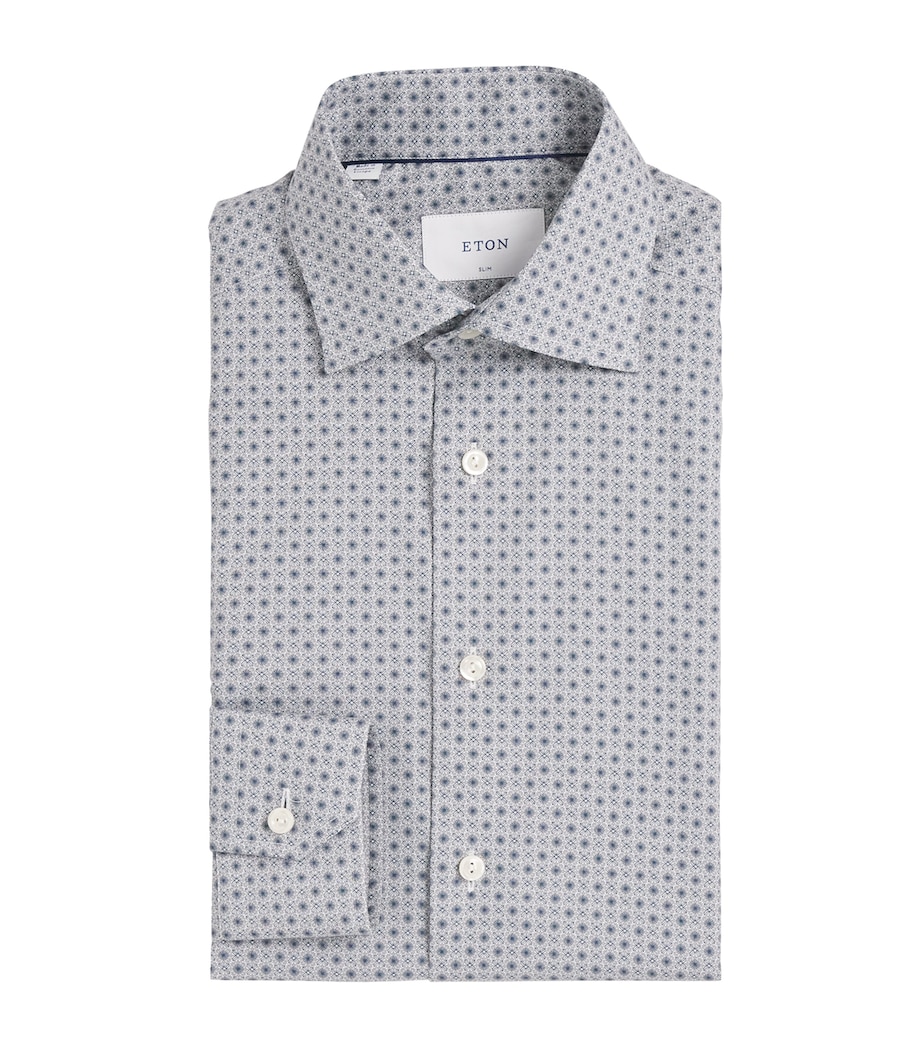 Cotton Floral Shirt BEIGE Image 1