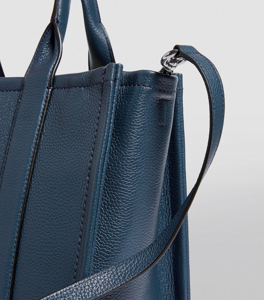 The Marc Jacobs Small Leather The Tote Bag 426 BLUE SEA Image 6