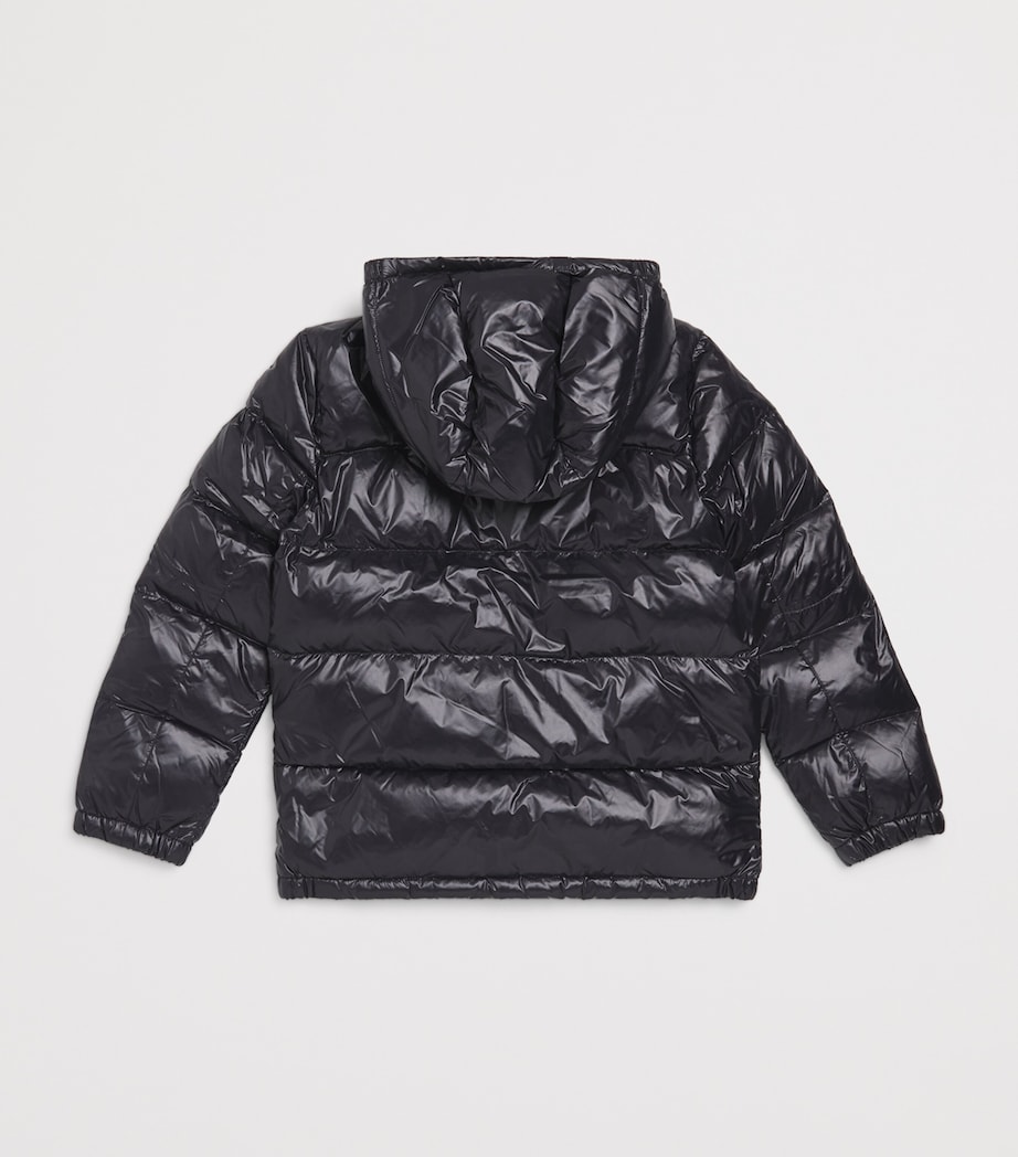 Down Polo Pony Puffer Jacket (6-14 Years) BLACK Image 2