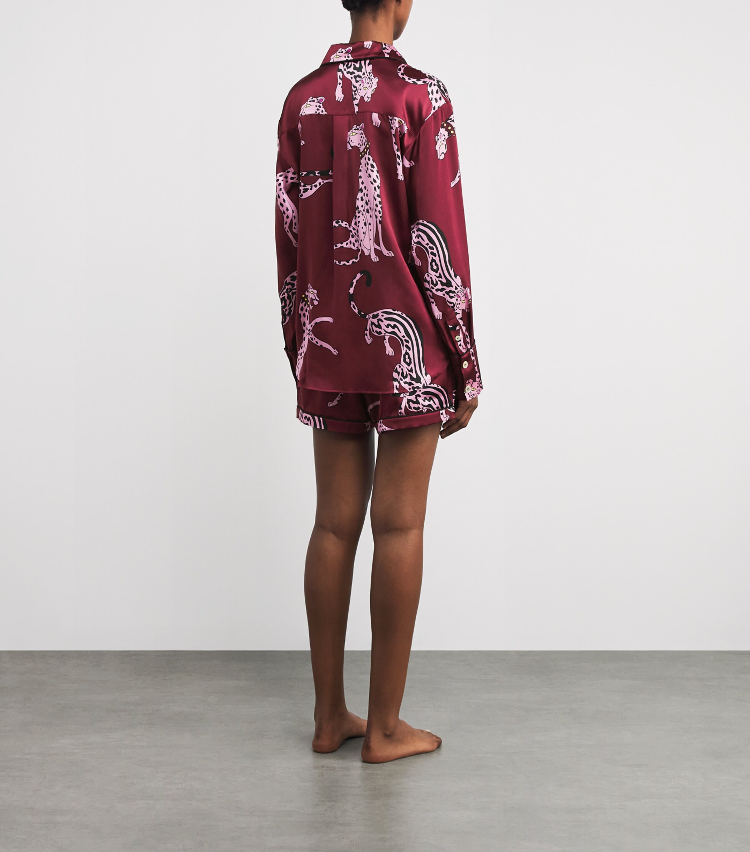 Silk Cheetah Alba Pyjama Set CHERIE Image 3