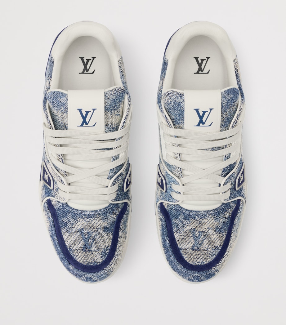 Denim LV Low-Top Sneakers BLUE Image 4