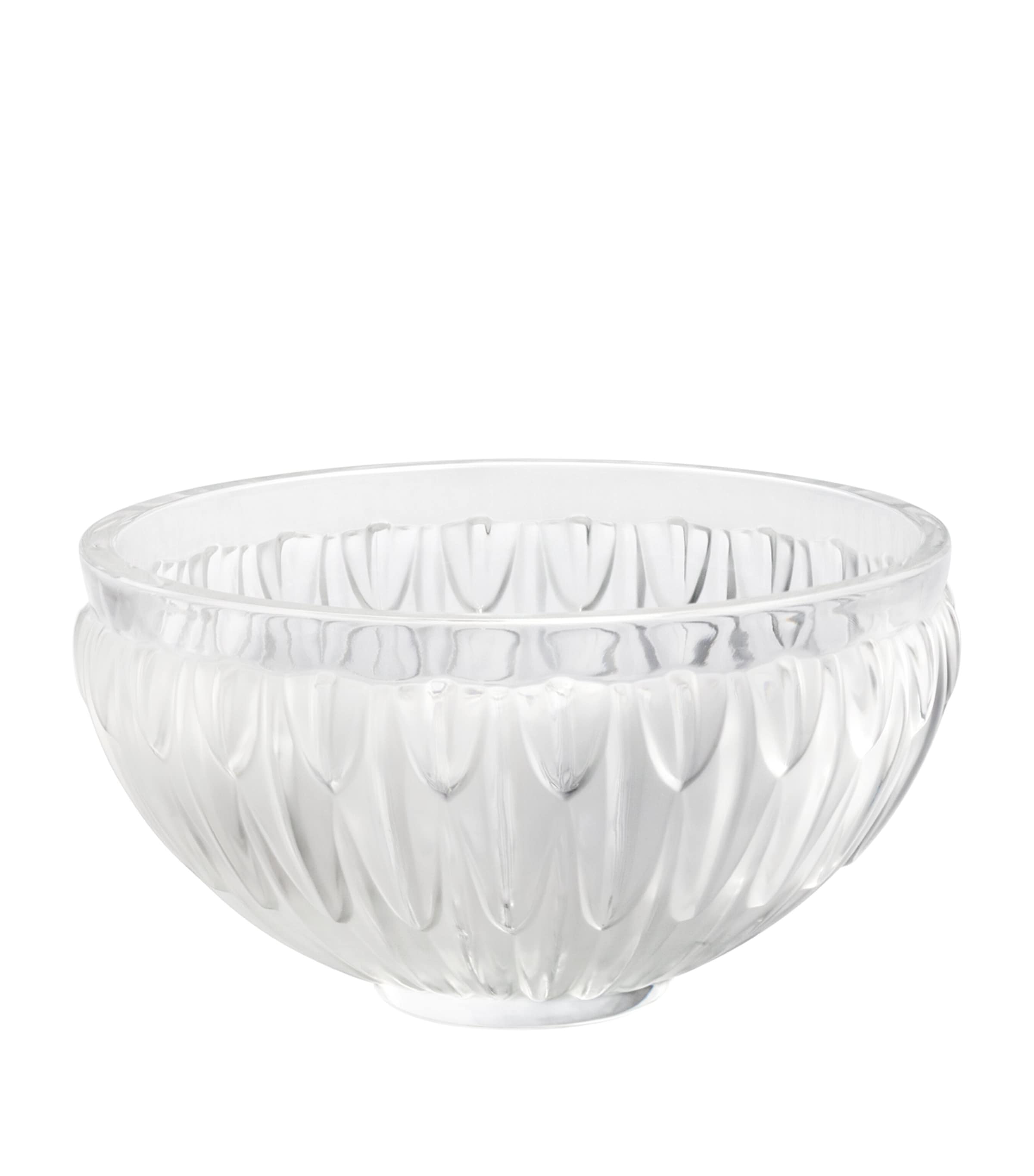 Lalique Plumes Clear Decor Bowl In Clear