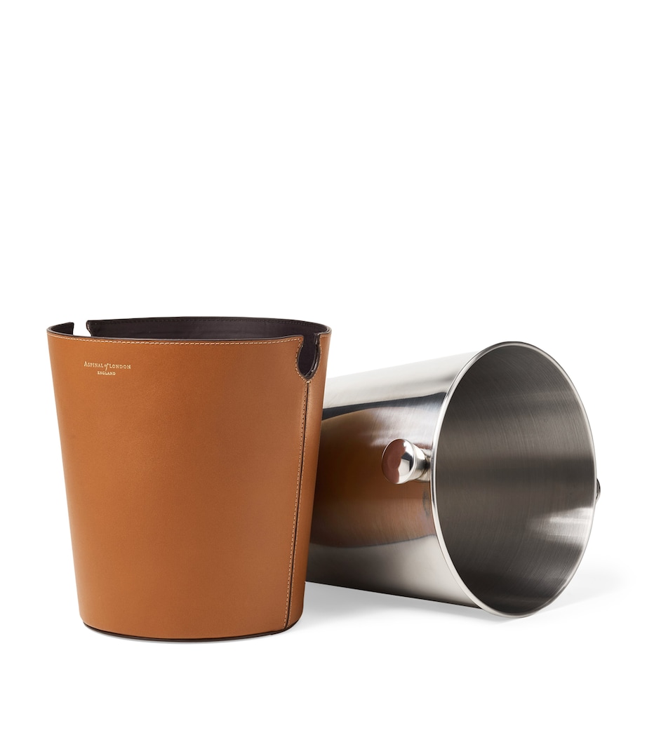 Leather Ice Bucket TAN Image 2
