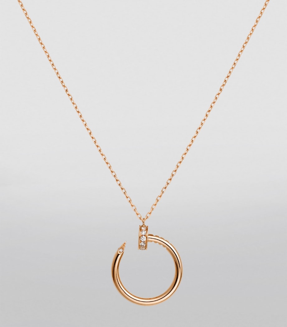 Rose Gold and Diamond Juste un Clou Necklace ROSE GOLD Image 2