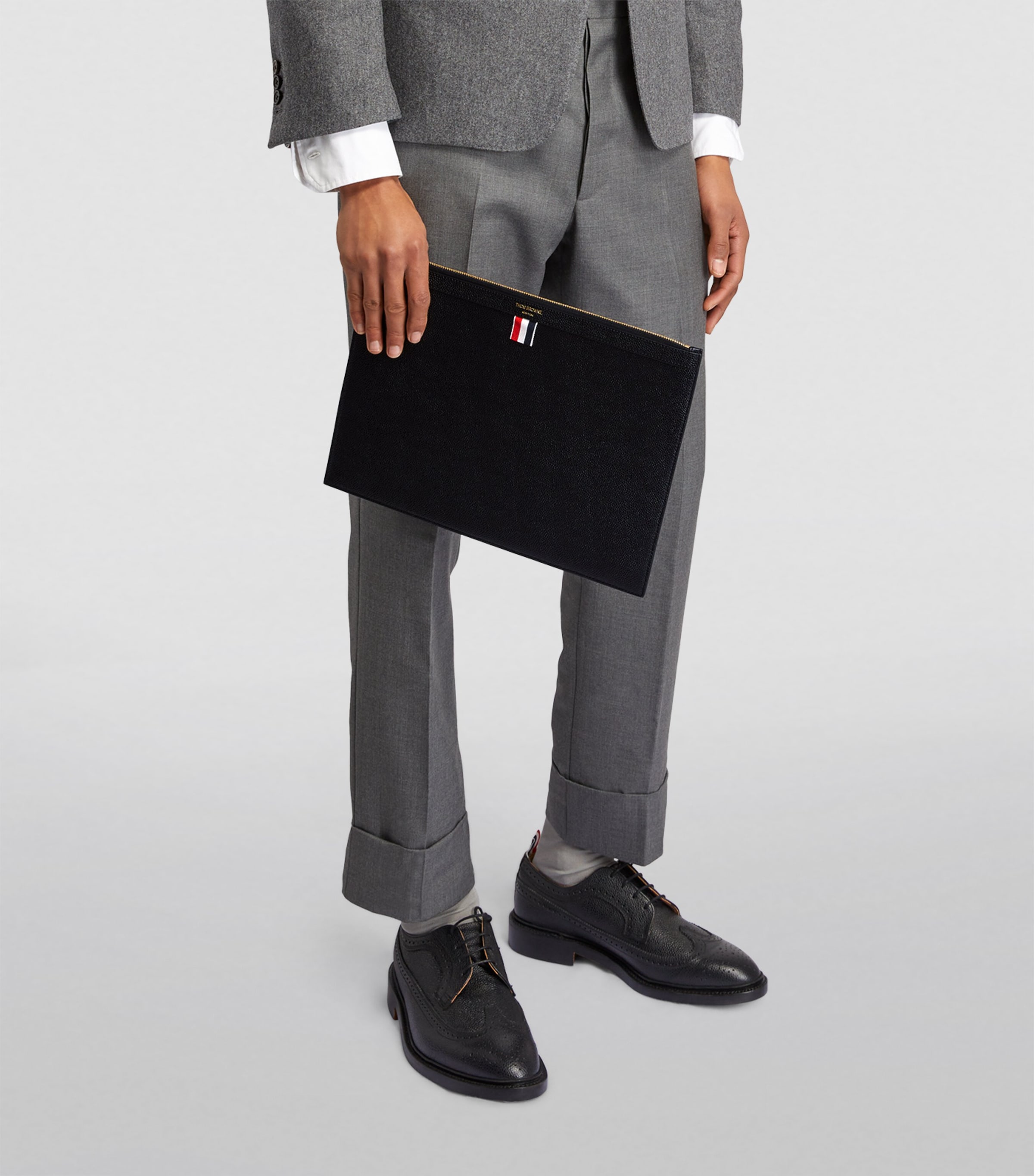 Small Leather Pouch BLACK Image 4