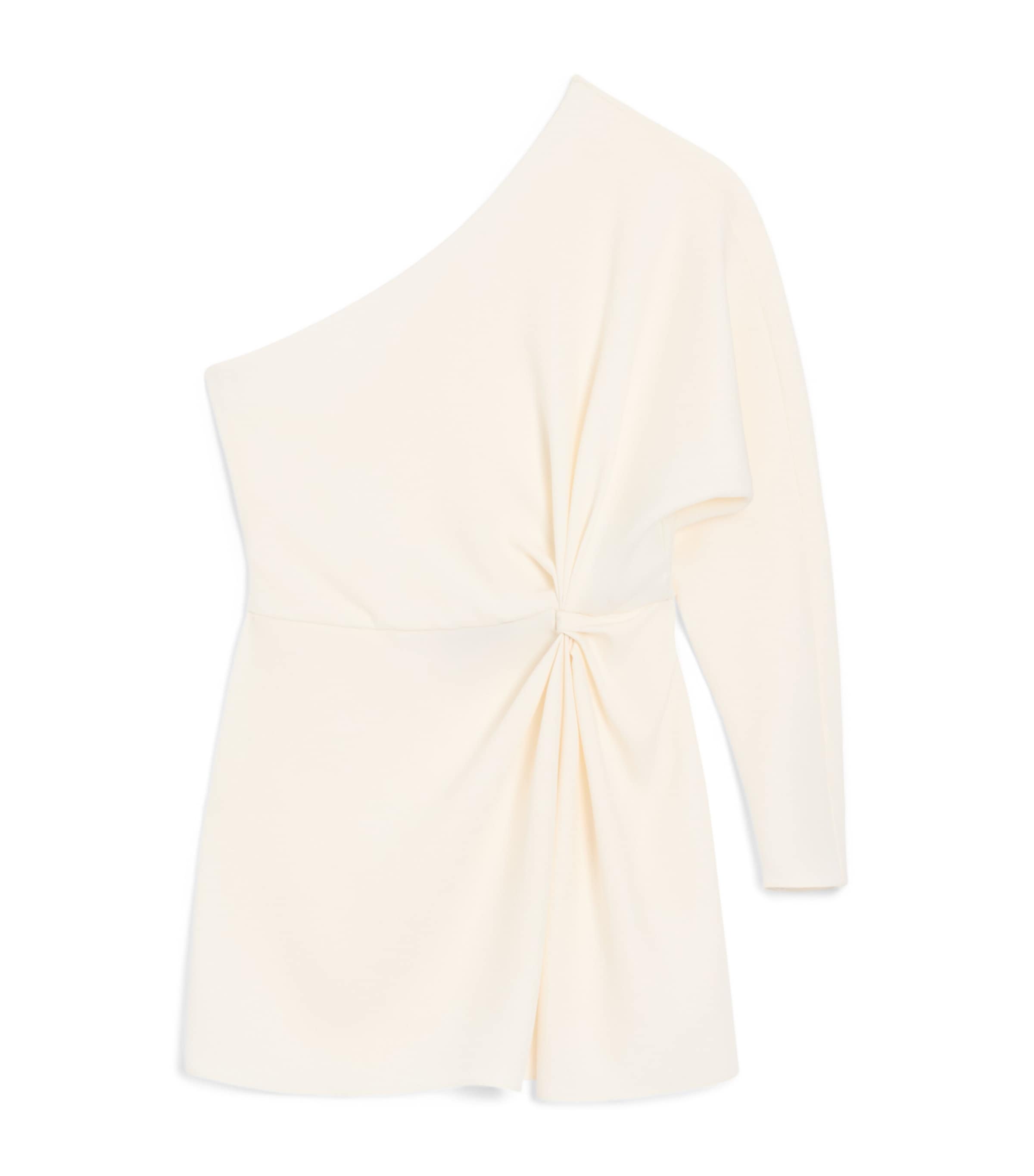 Valentino Womens Silk Asymmetric Top Image 1