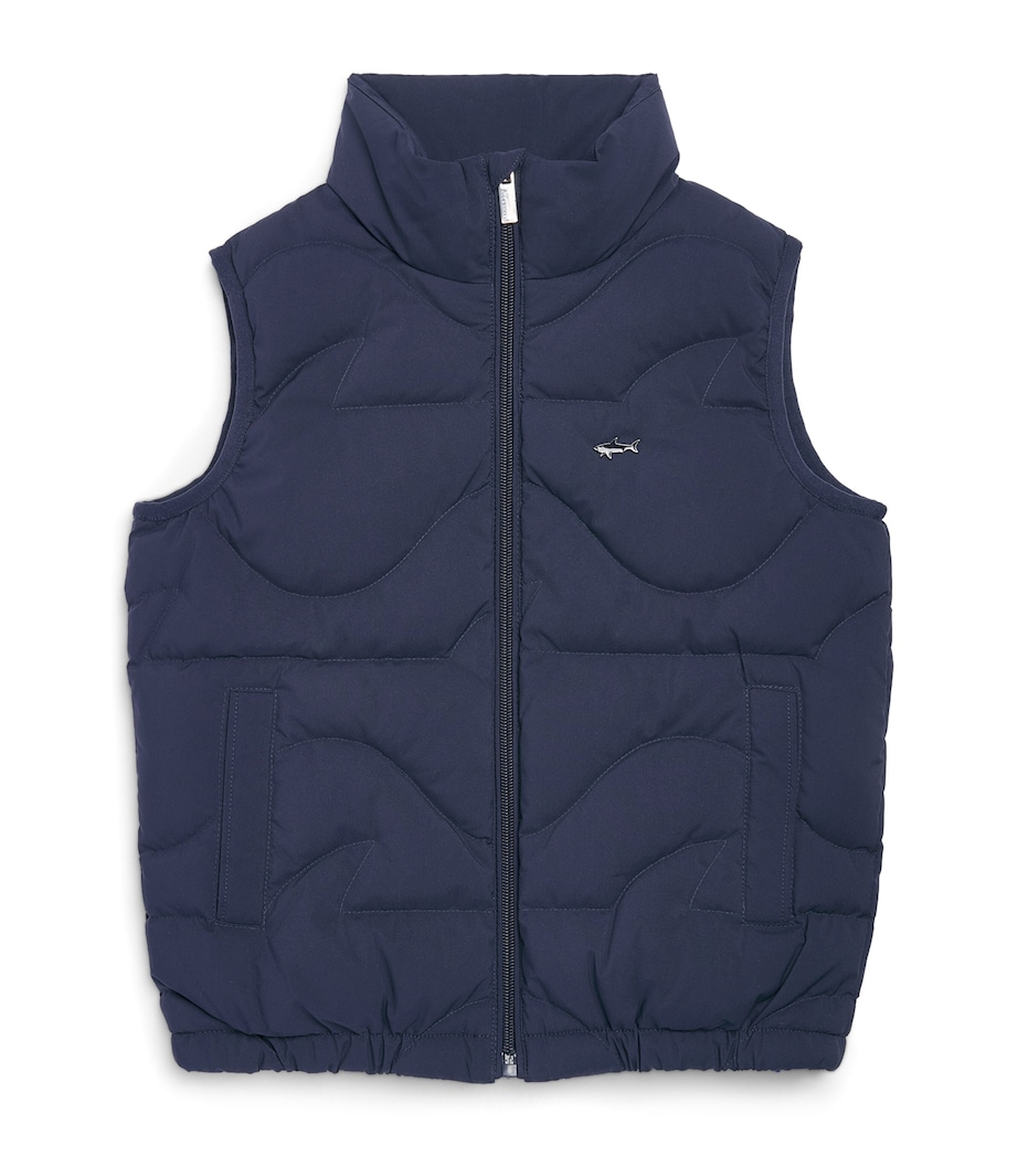Paul & Shark Padded Gilet (4-16 Years) Blu Shark Image 1