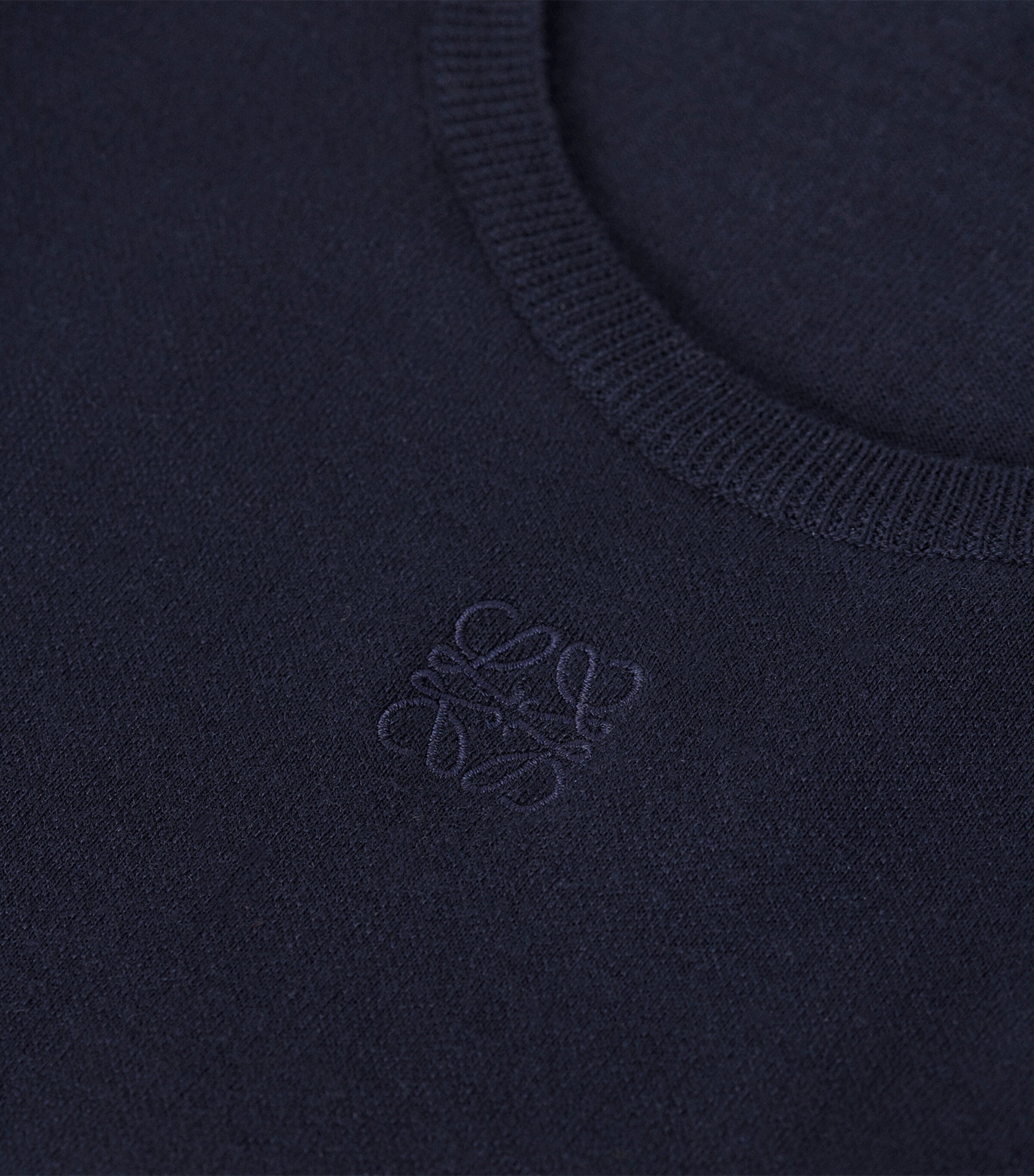 LOEWE Womens Sleeveless Trapeze Sweater Dark Navy Blue Image 5