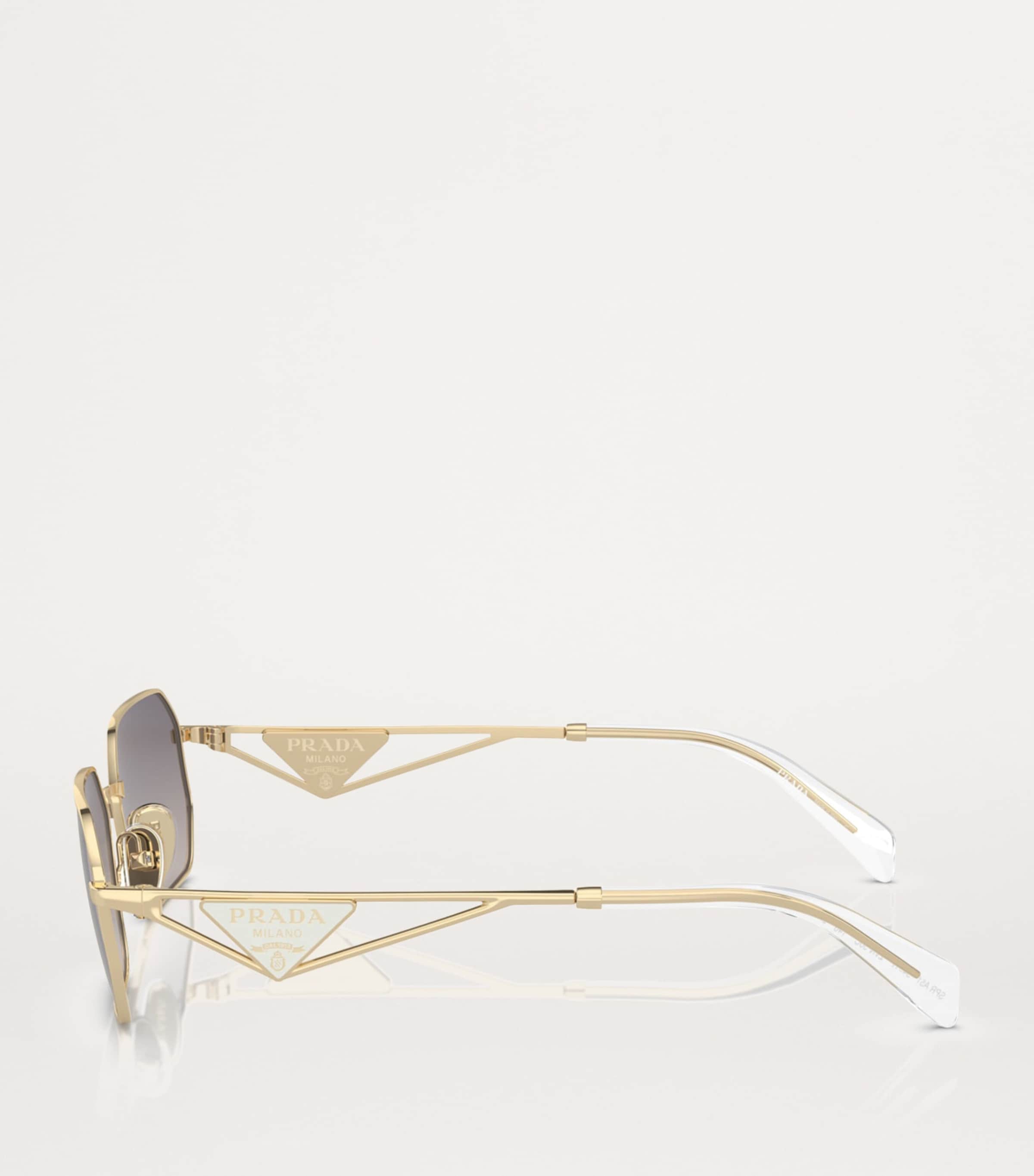 Prada Metal Rectangular Sunglasses Image 3
