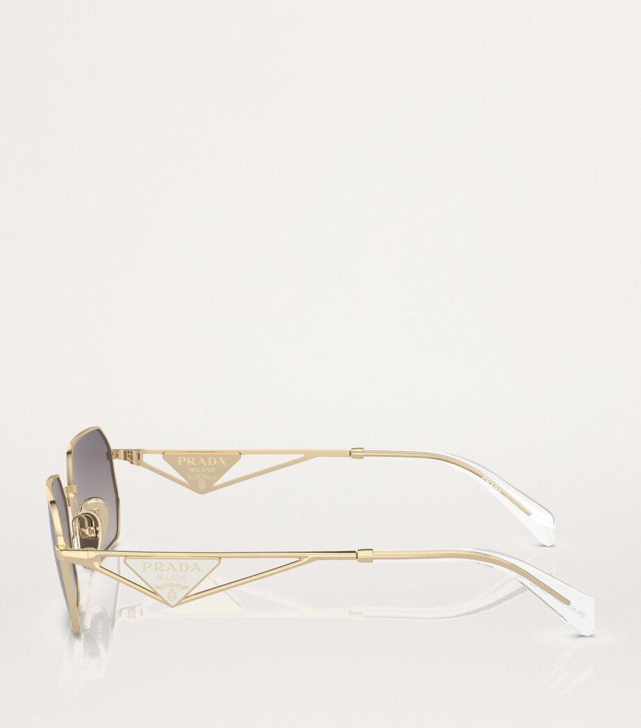 Prada Metal Rectangular Sunglasses Image 3