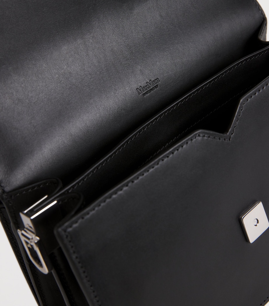 Leather Cross-Body Bag BLACK Image 4