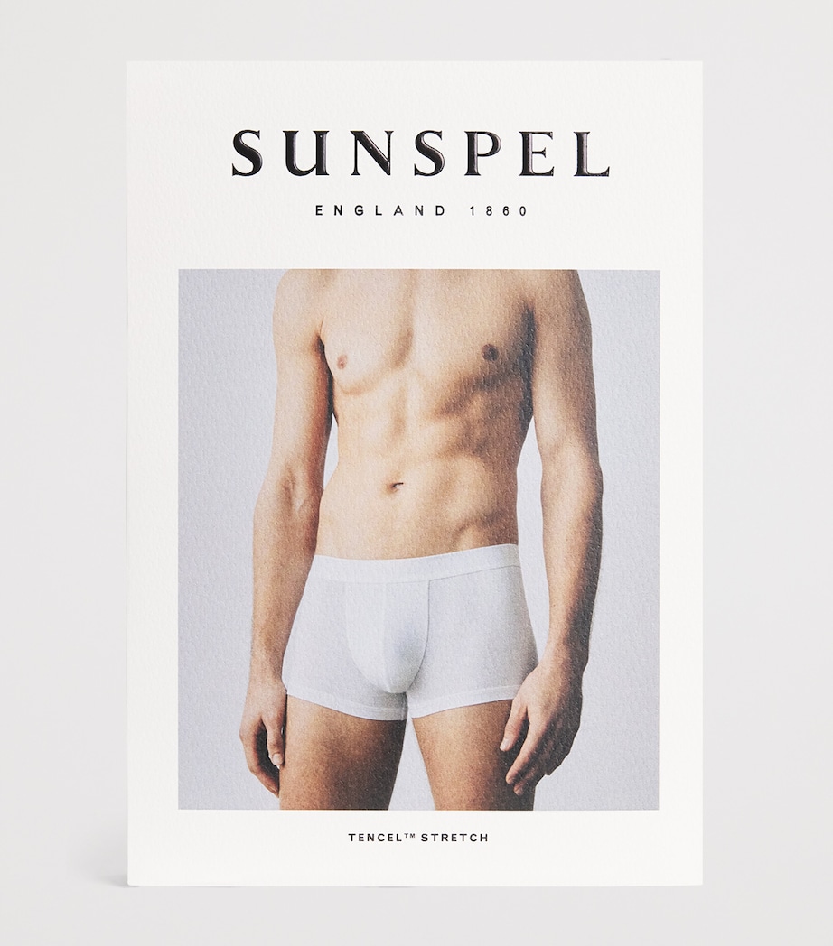 Tencel-Blend Stretch Trunks WHAA - WHITE Image 4