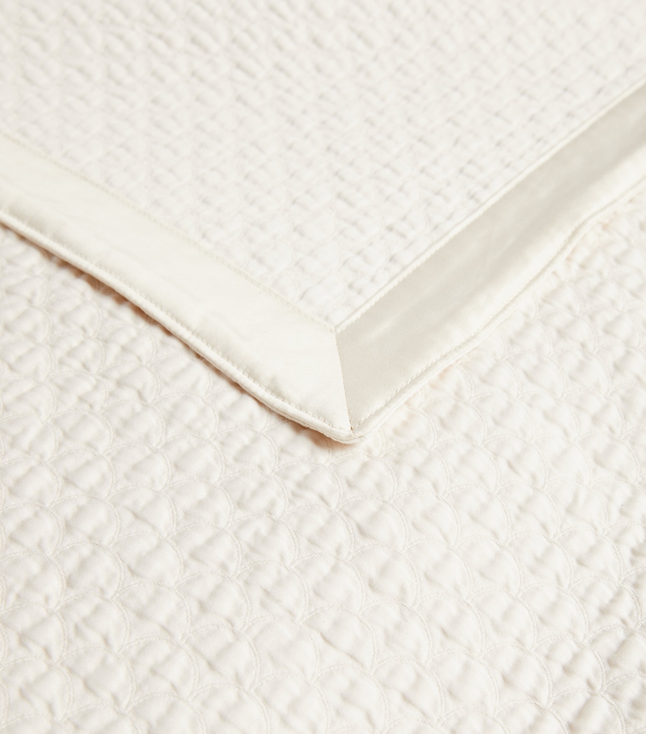 Celso De Lemos Prince Super King Bedspread (245cm x 255cm) Naturel Image 2