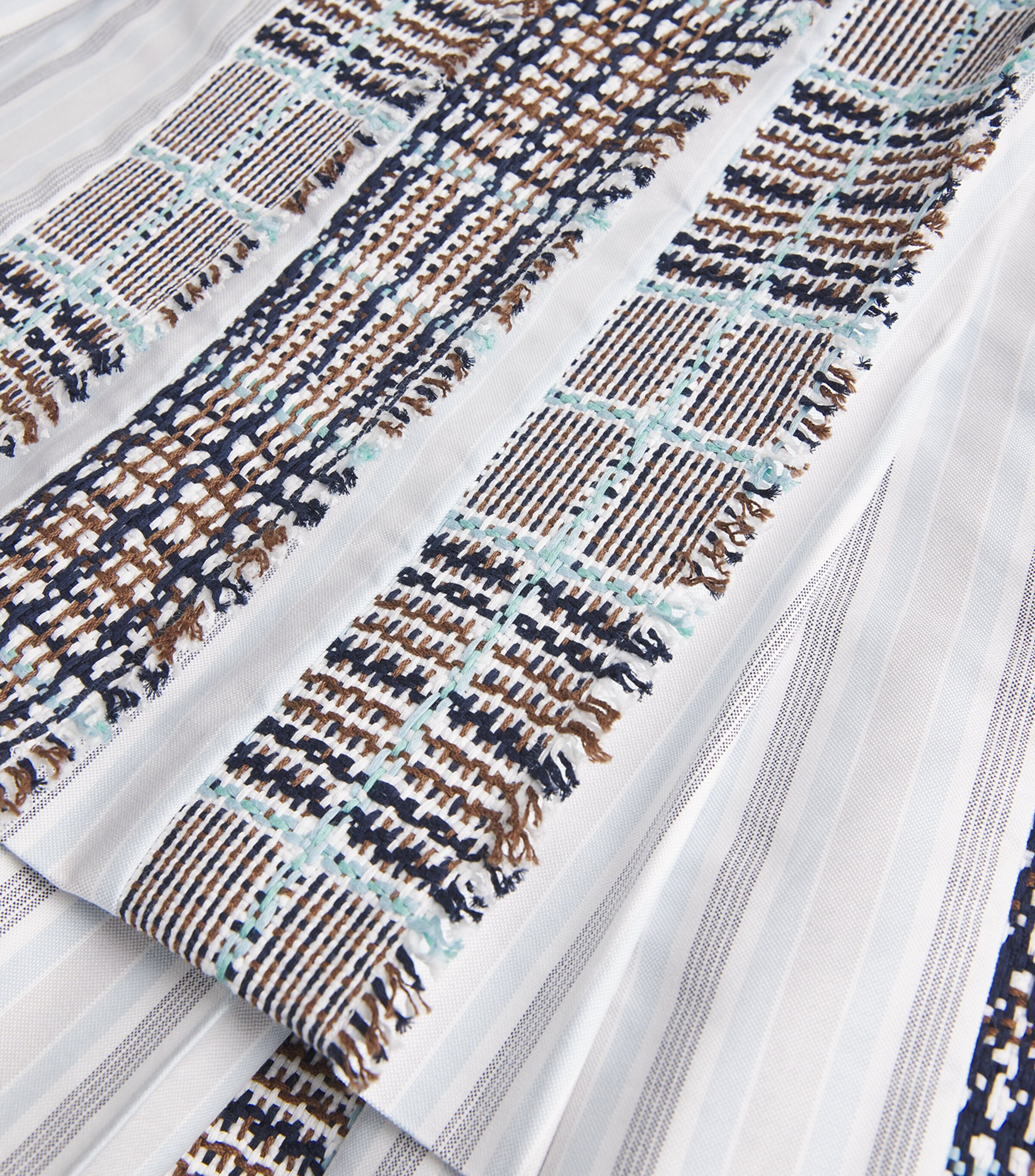 Tweed Check Pleated Mini Skirt SEASONAL MULTI Image 5