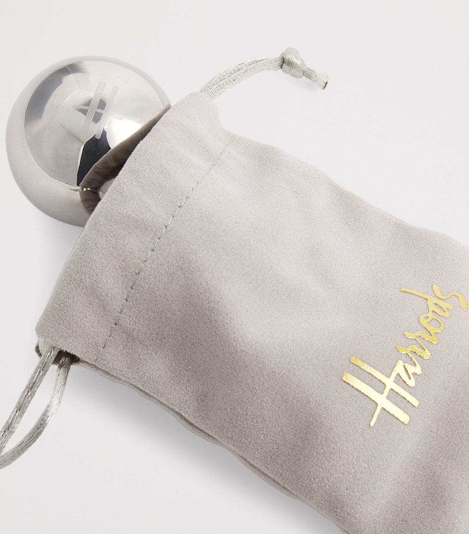 Cocktail Ball Ice Cubes (Set of 2) SILVER Image 2