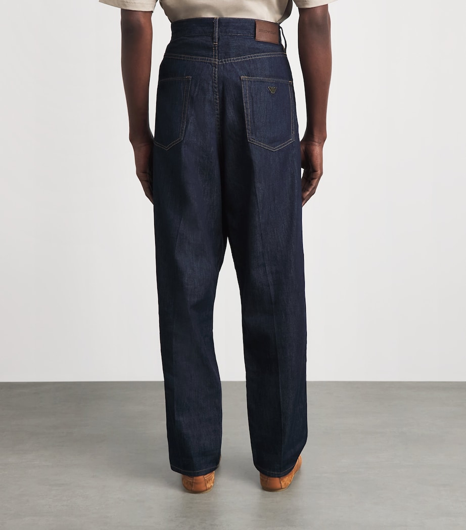Emporio Armani Mens J73 Straight Jeans Image 5