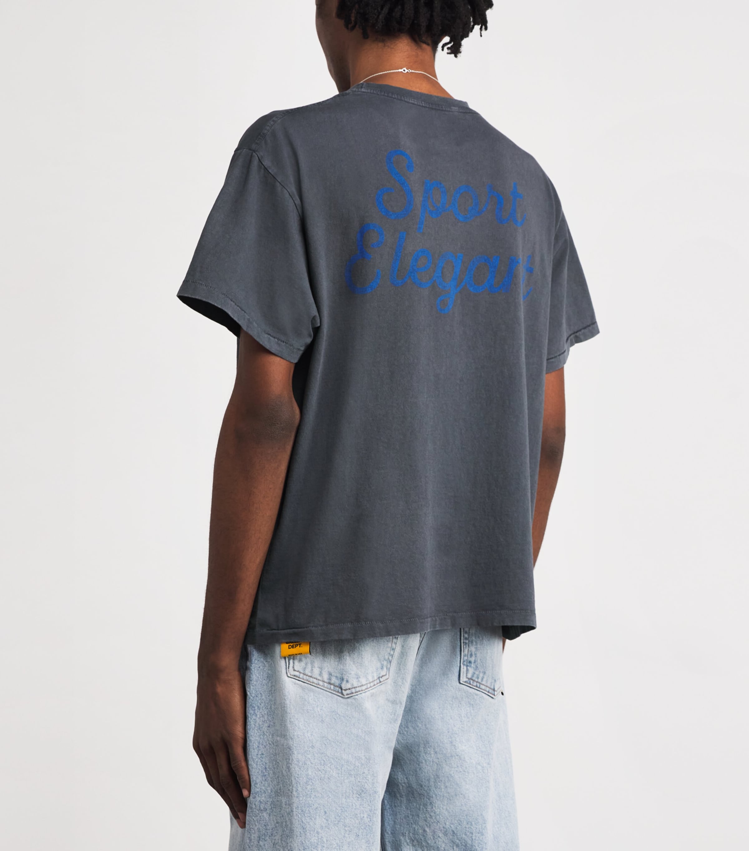 Cotton Logo T-Shirt VINTAGE BLACK Image 4