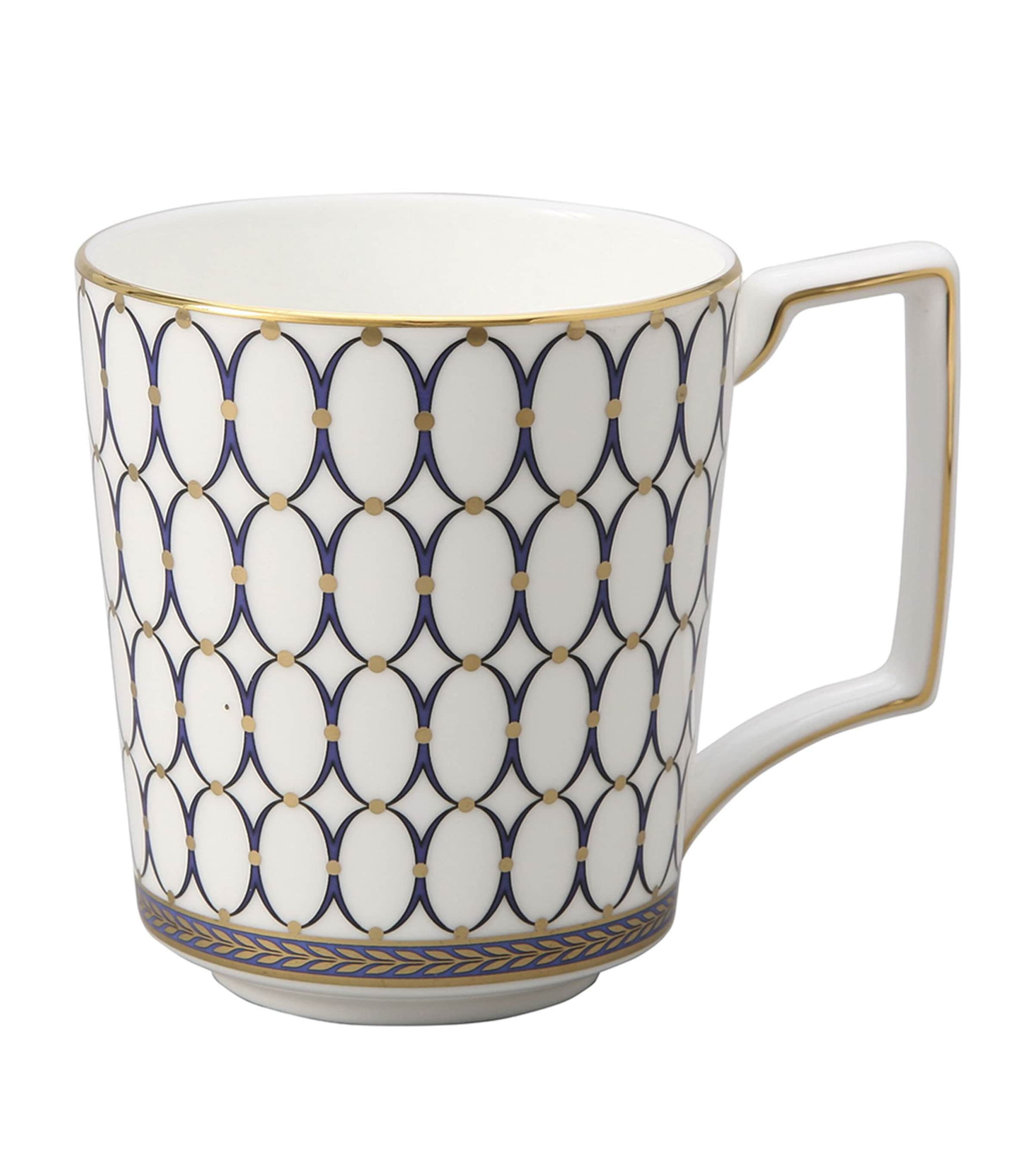 Wedgwood Bone China Renaissance Mug In Blue