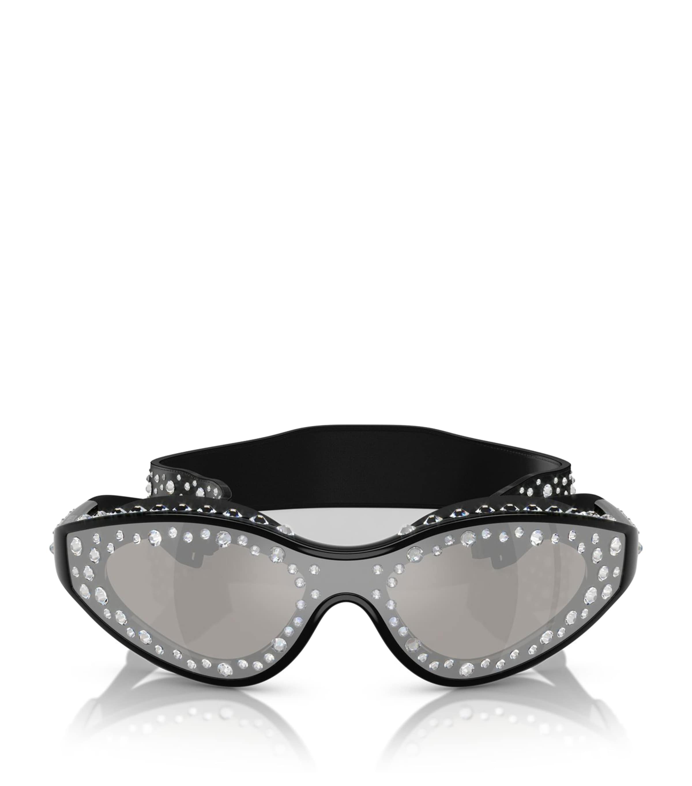 Swarovski Acetate Sk6024 Sunglasses In Black