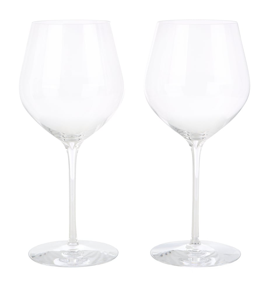 Set of 2 Elegance Cabernet Sauvignon Wine Glasses CLEAR Image 1