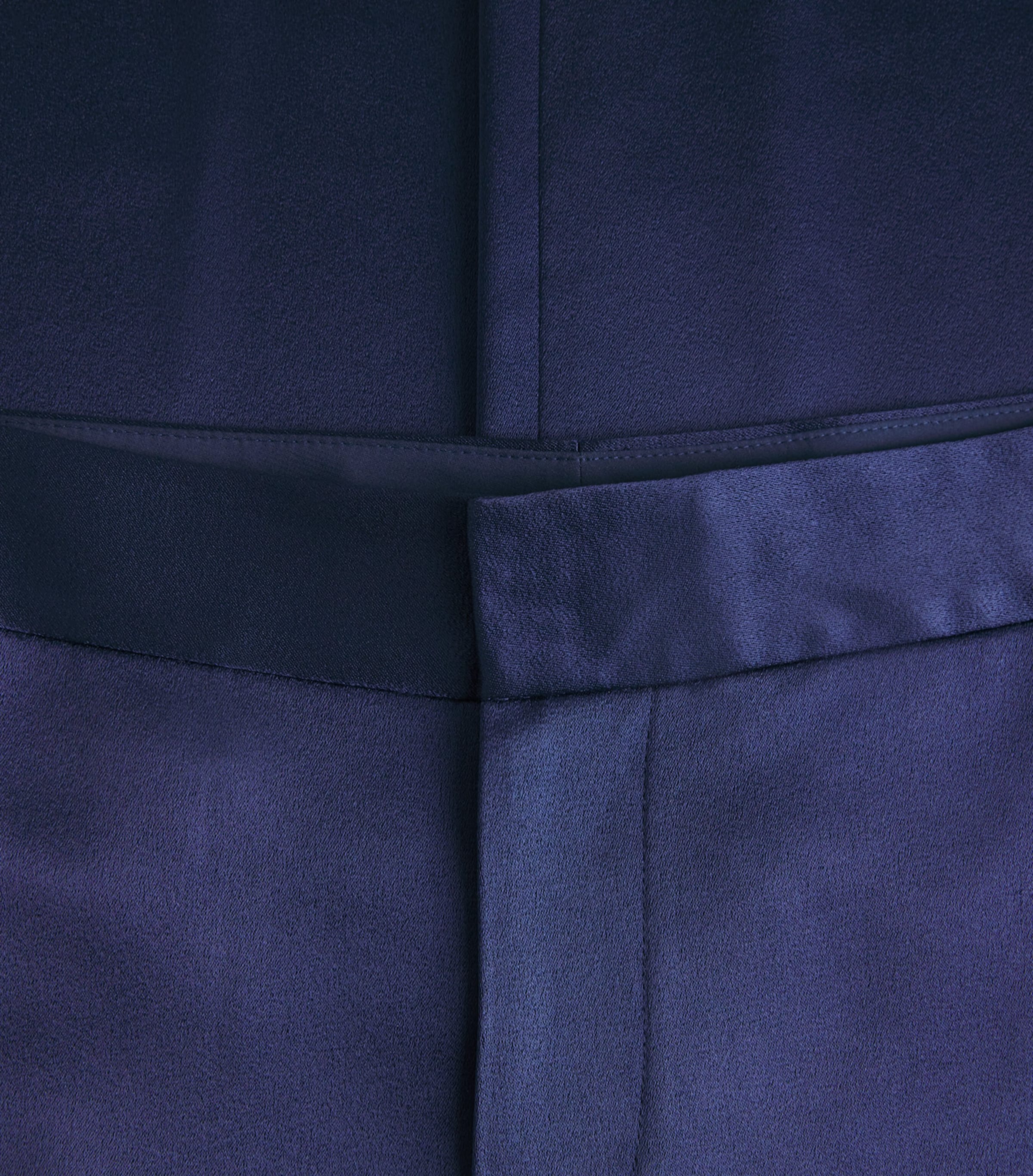 Satin Shane Wide-Leg Trousers B401 MIDNIGHT BLUE Image 5