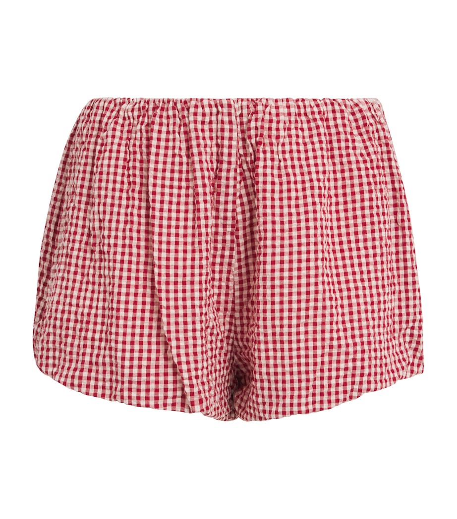 Gingham Aurelia Shorts RED GINGHAM Image 1