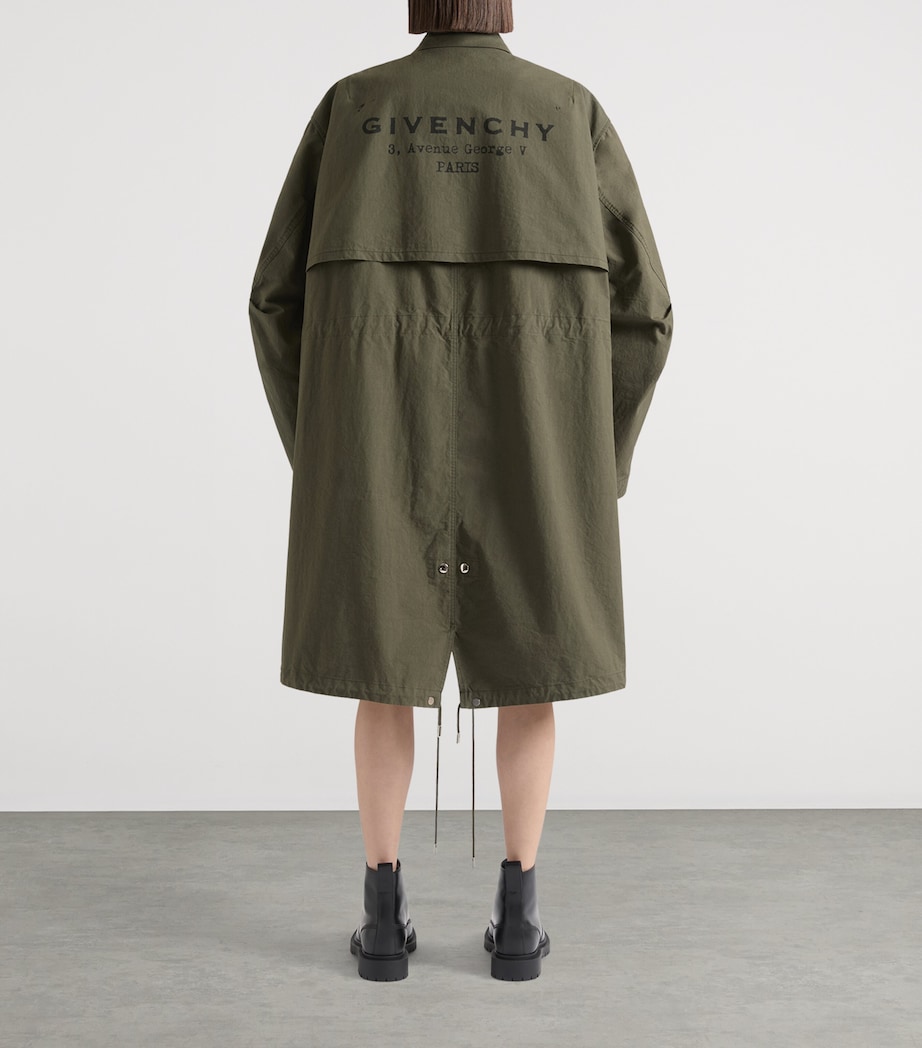 Oversized Longline Parka KHAKI Image 3
