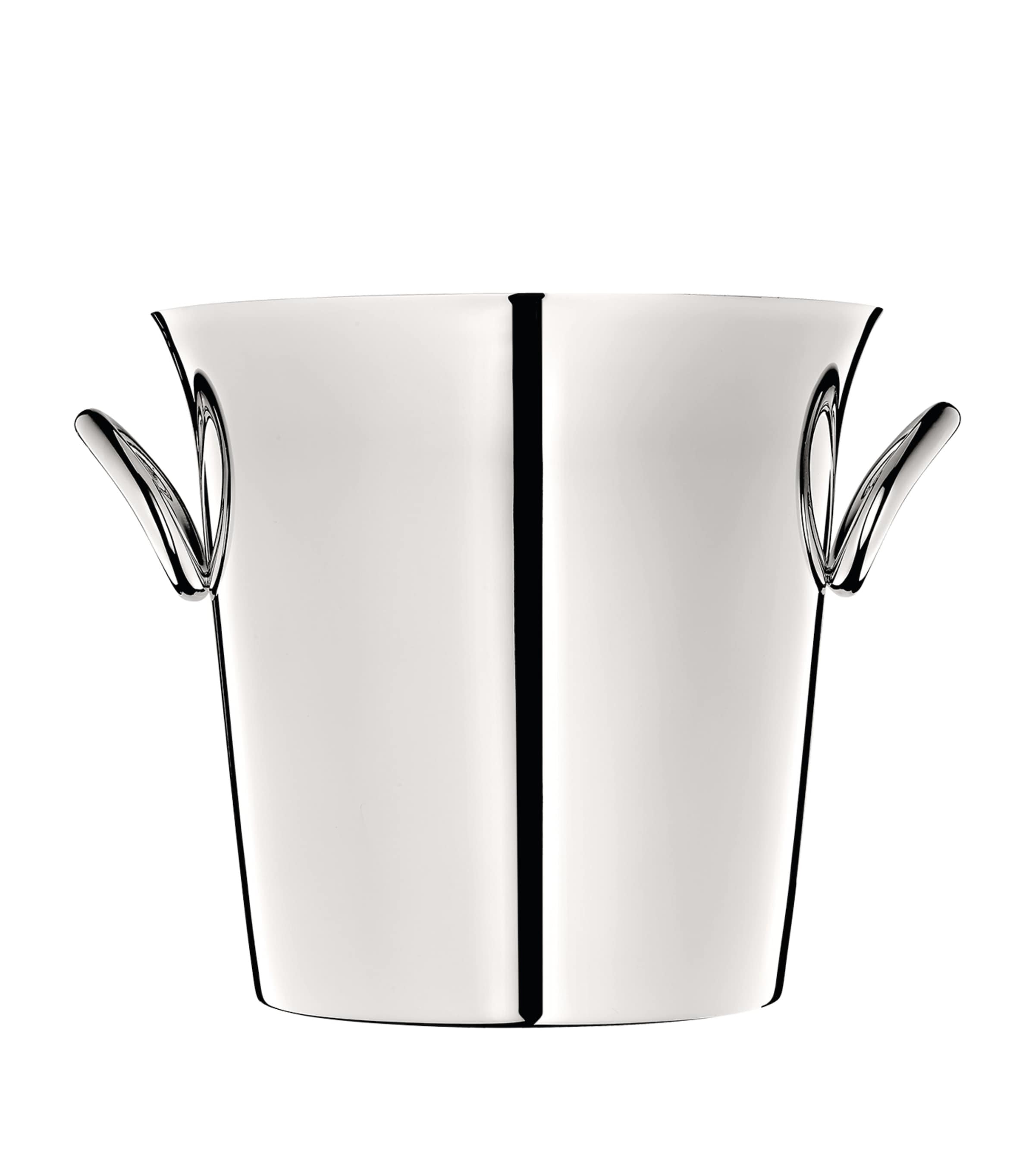 Christofle Silver-Plated Vertigo Two-Bottle Champagne Cooler | Dining | Barware | Ice Buckets & Wine Coolers | Designers | Christofle