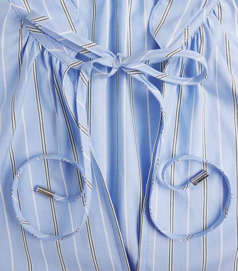 Cotton Kaits Blouse B1435 ICE BLUE MULTI Image 5