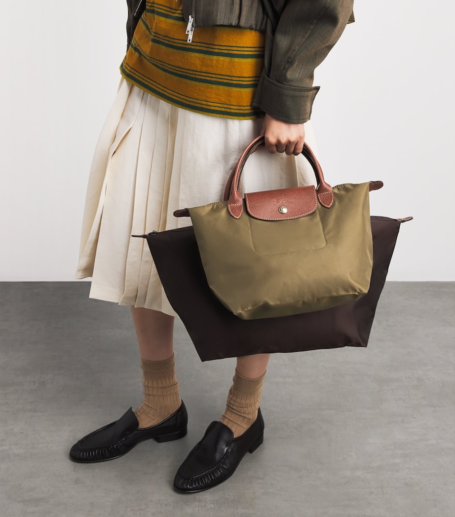 Longchamp Small Le Pliage Original Handbag Olive Image 4