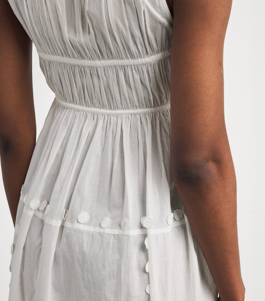 Cotton Gillian Midi Dress PRI PRISTINE Image 6