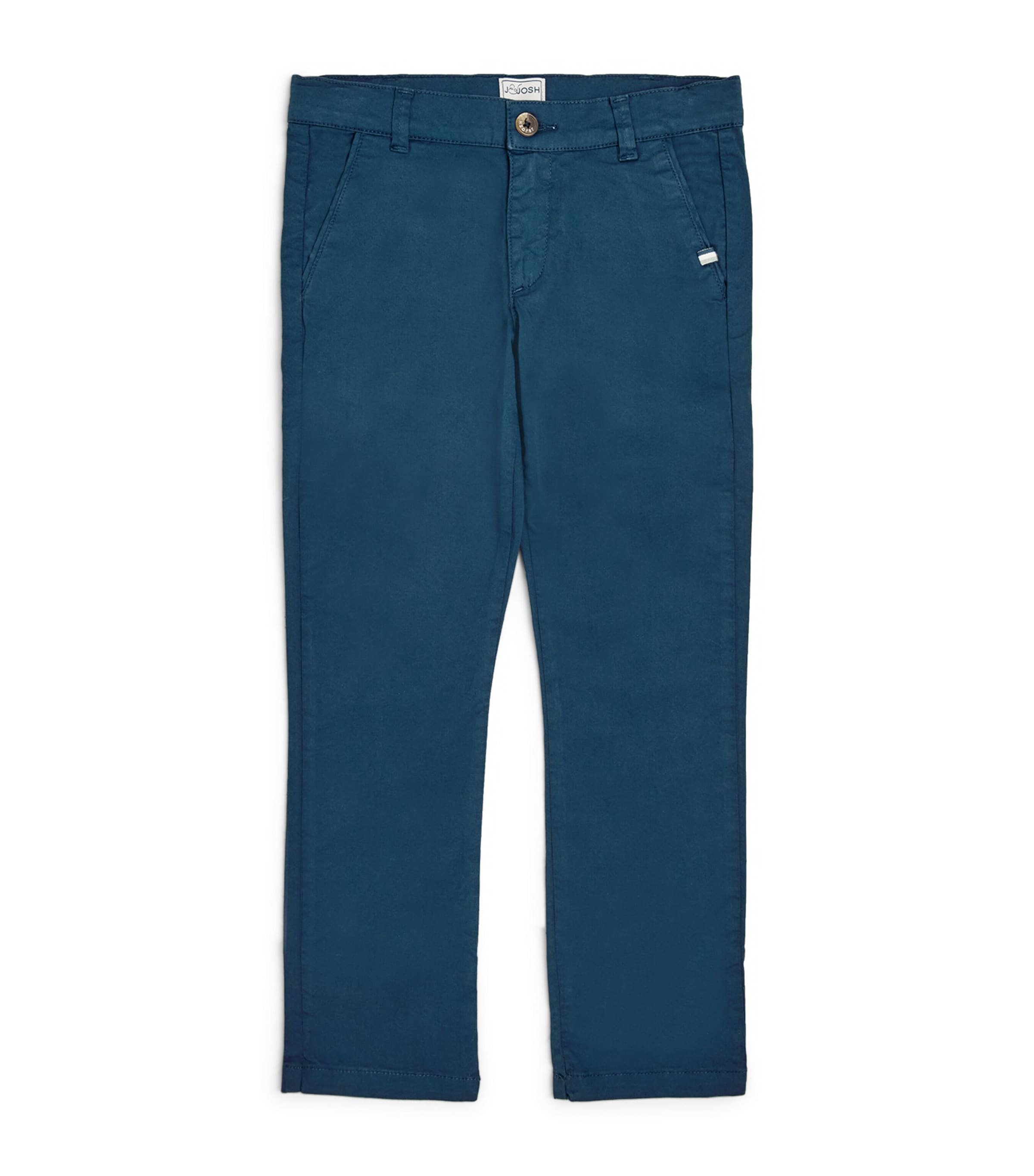 J & Josh Cotton Chinos In Blue
