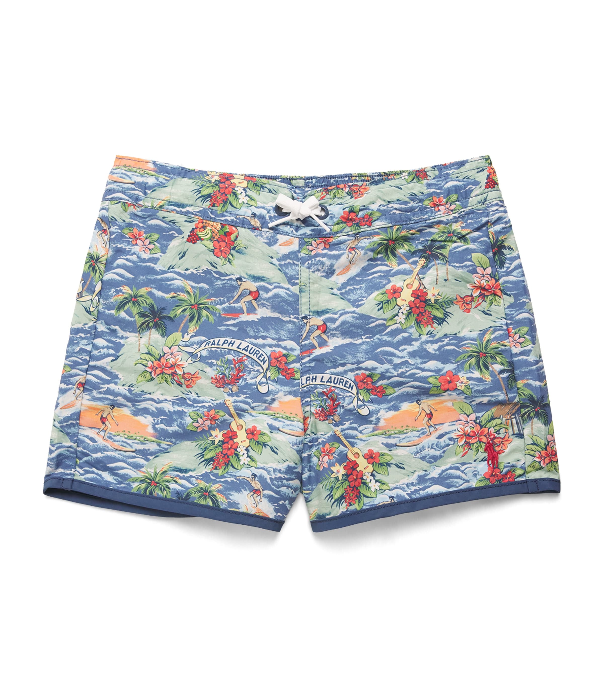 Ralph Lauren Kids Printed Swim Shorts (2-6 Years) Image 1