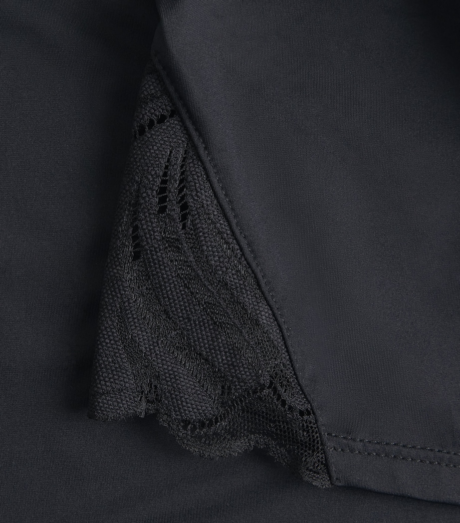 Falke Womens Delicate Touch Pyjama Shorts Black Image 6