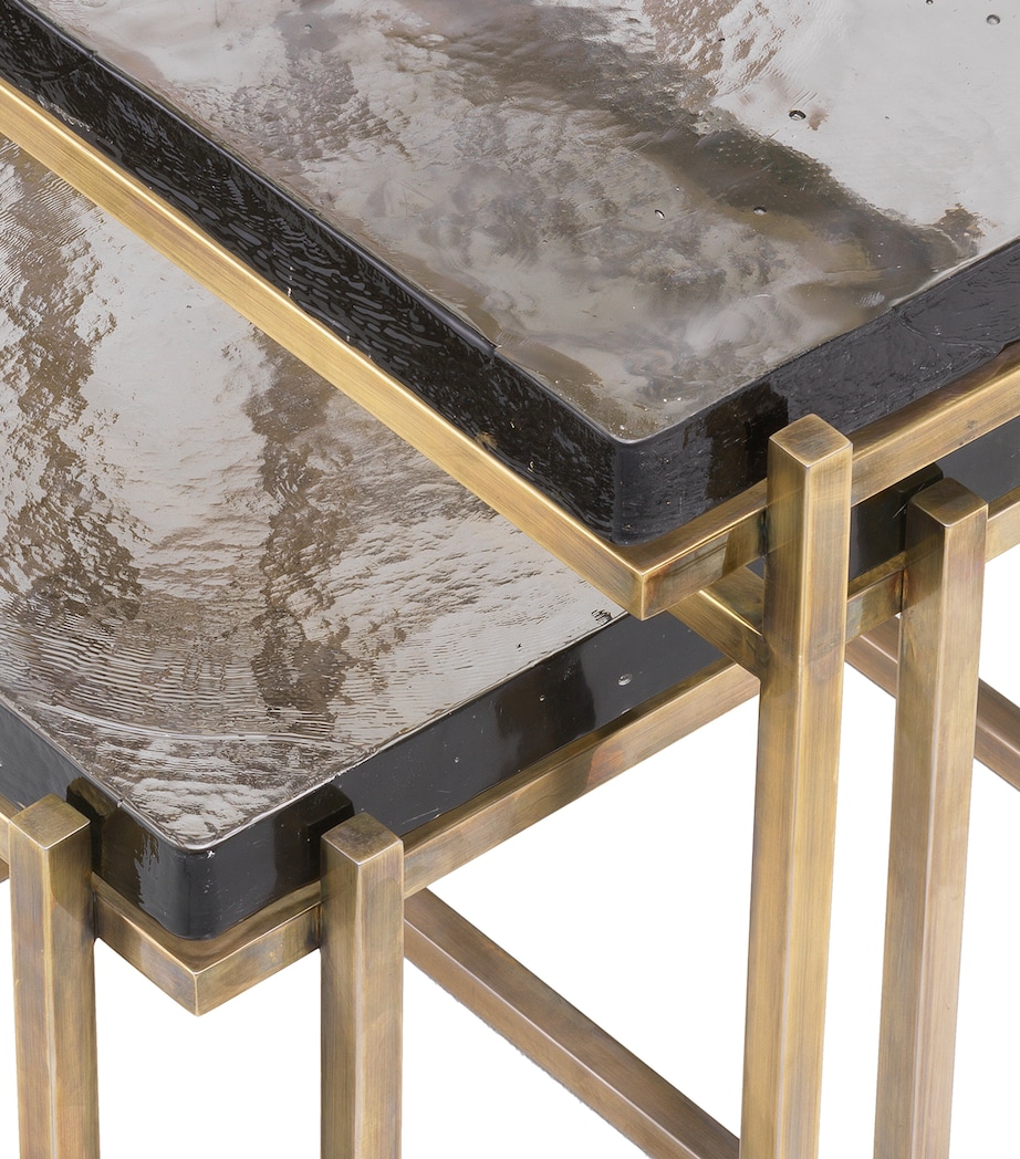 Niemeyer Side Tables (Set of 2) BRASS Image 6