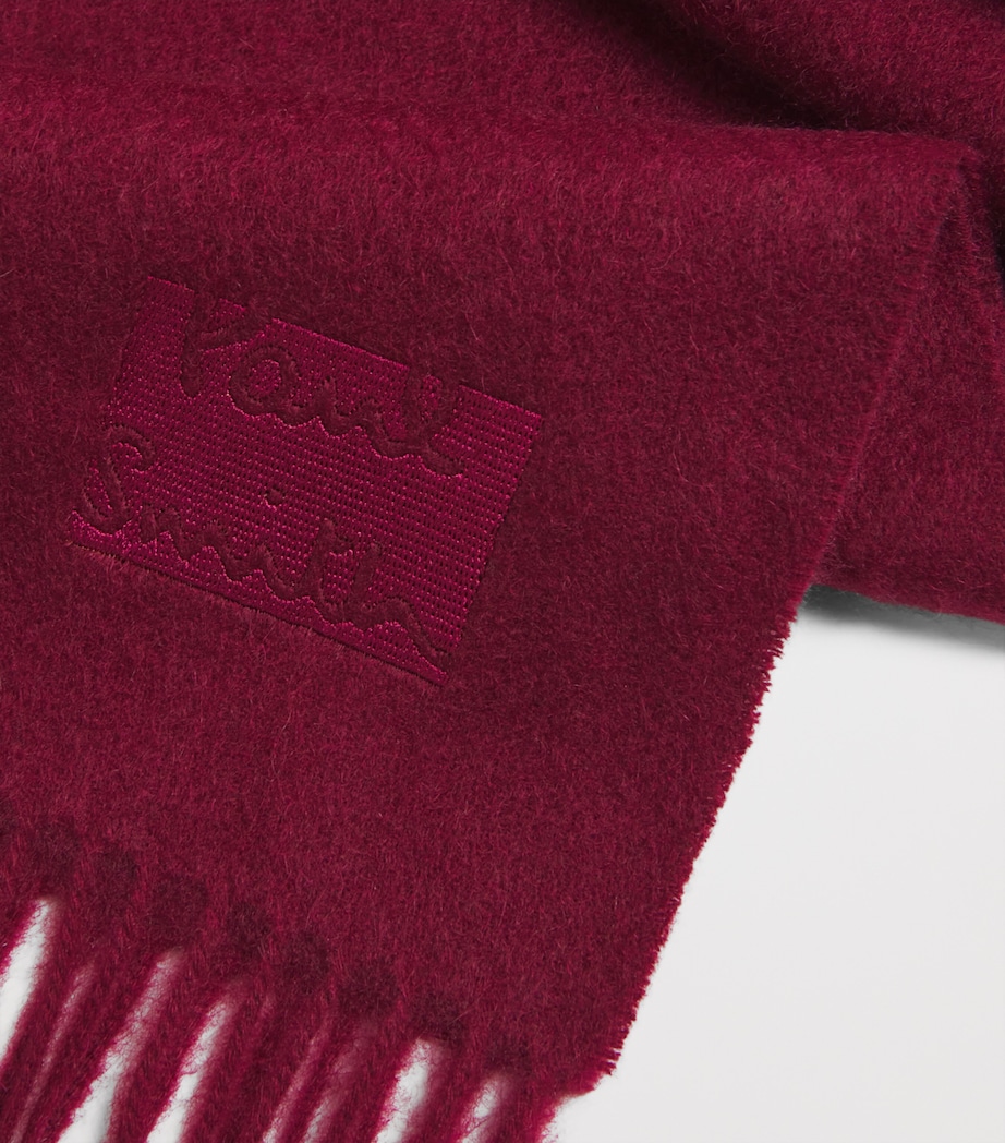 Cashmere Scarf 28_BURGUNDY/BORDE Image 4