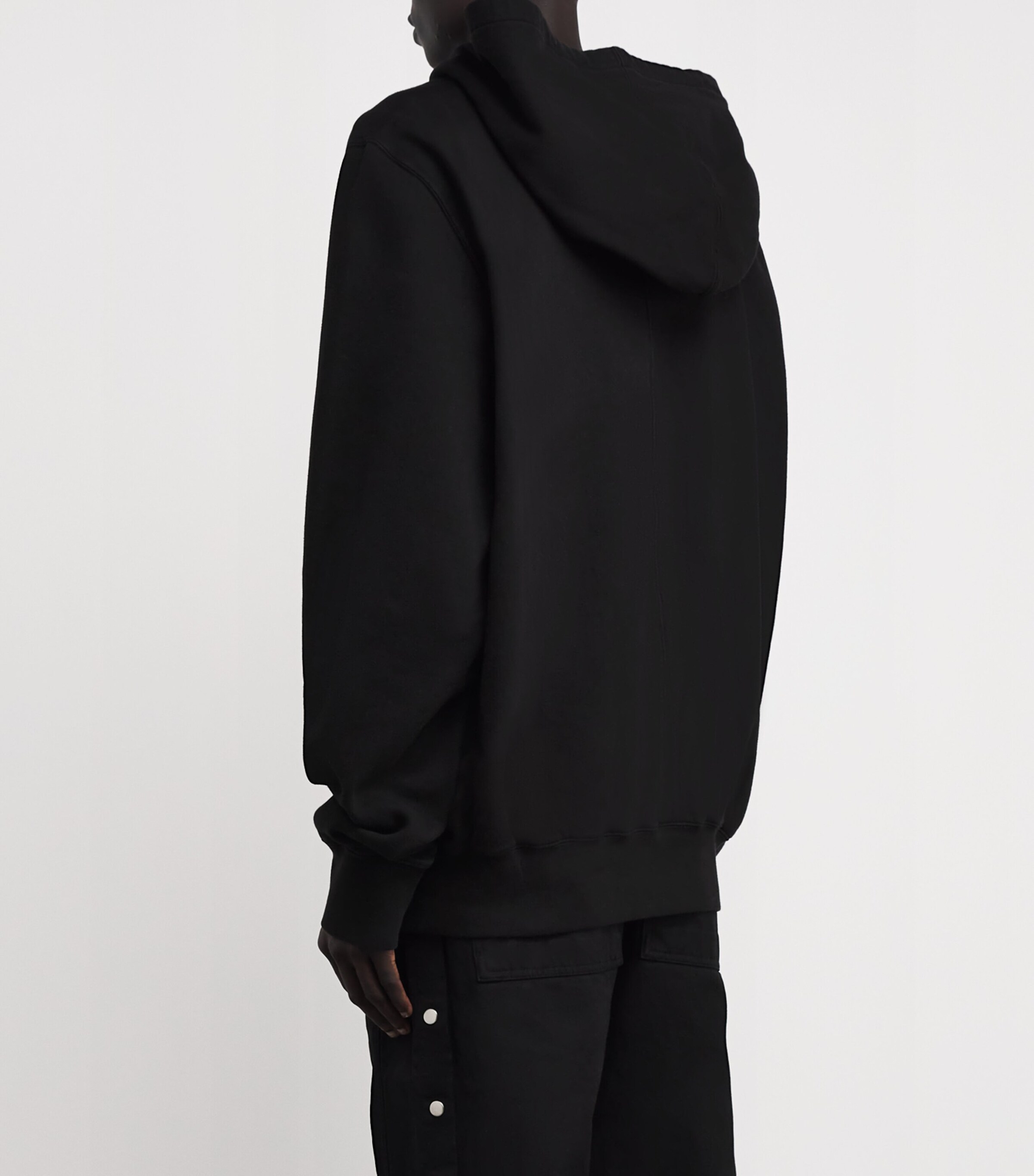 Rick Owens Mens DRKSHDW Cotton Hollywood Hoodie Image 4