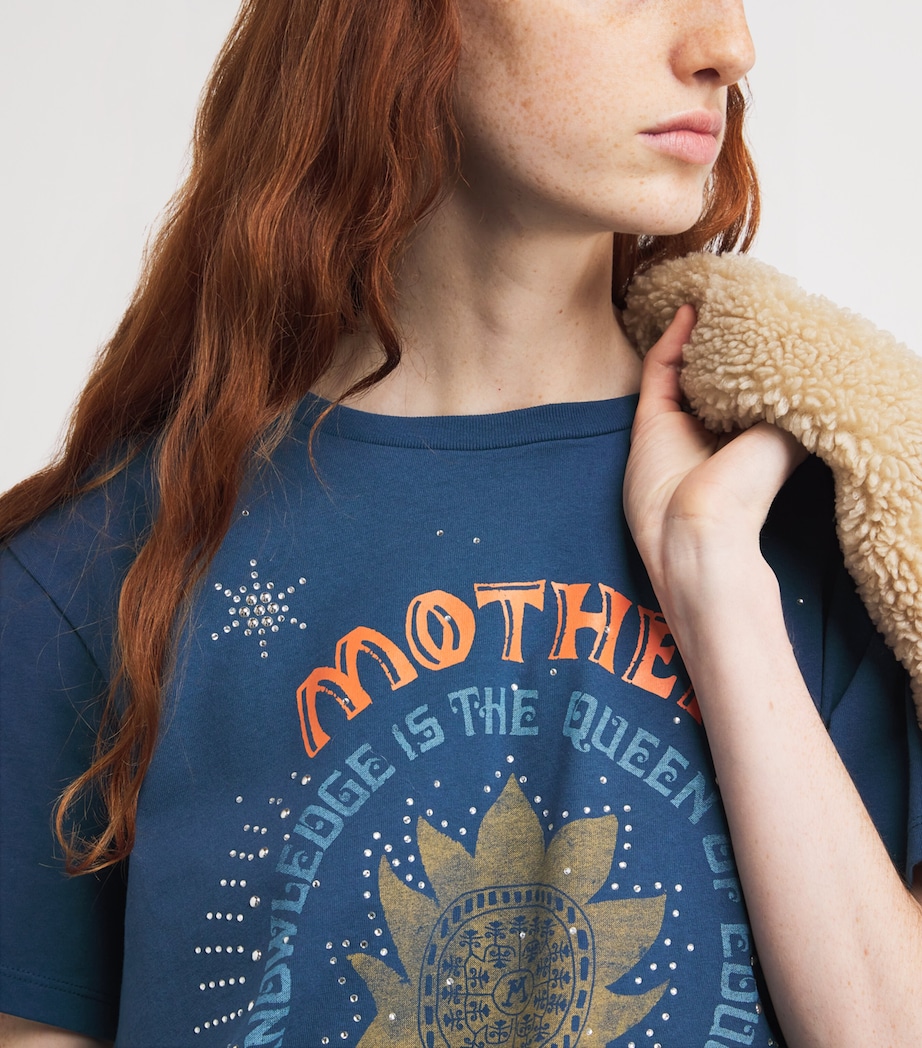 Cotton Rowdy T-Shirt MOTHER SAVIOR MVI Image 6