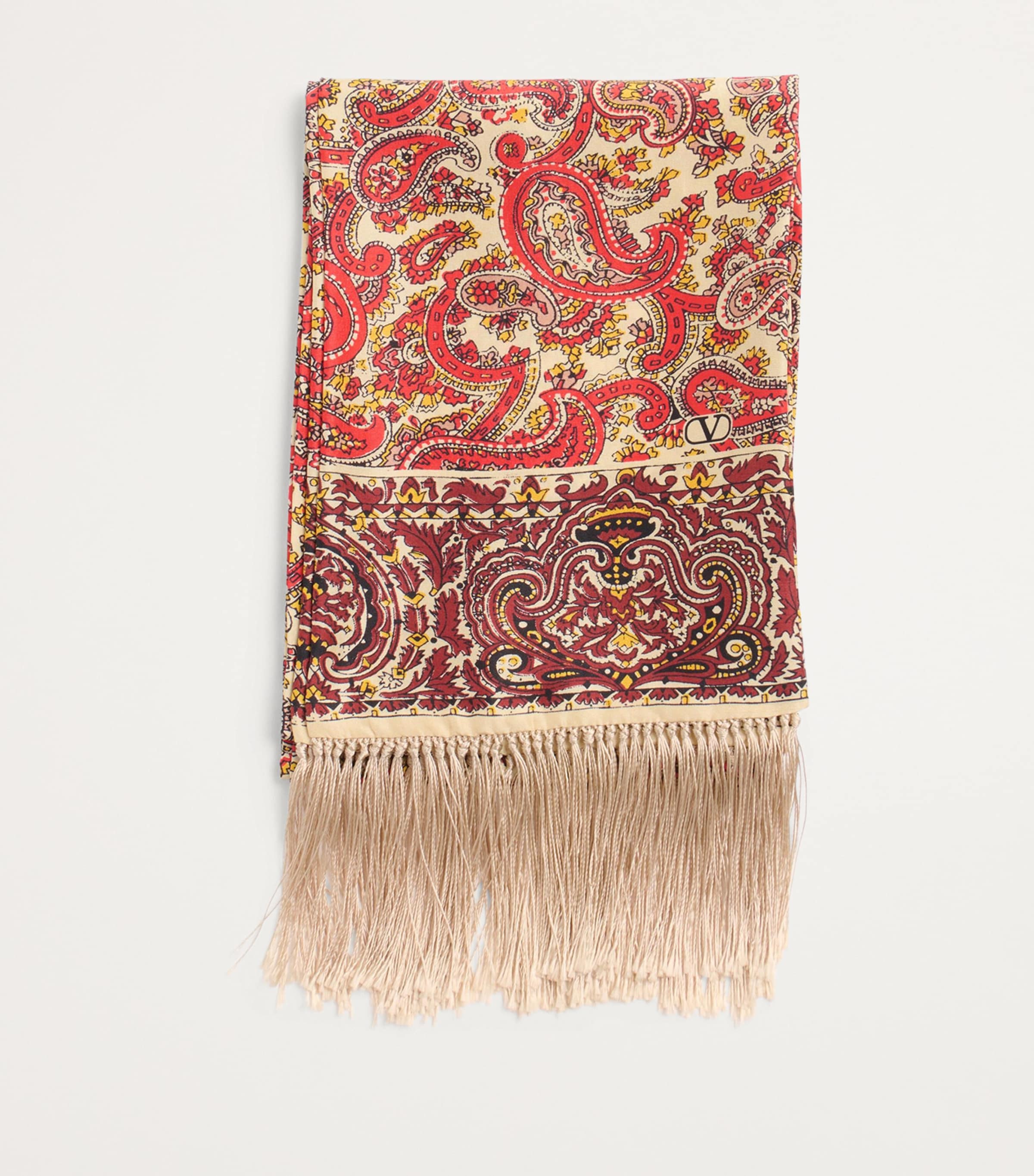 Silk Printed Scarf QQ7 Image 2