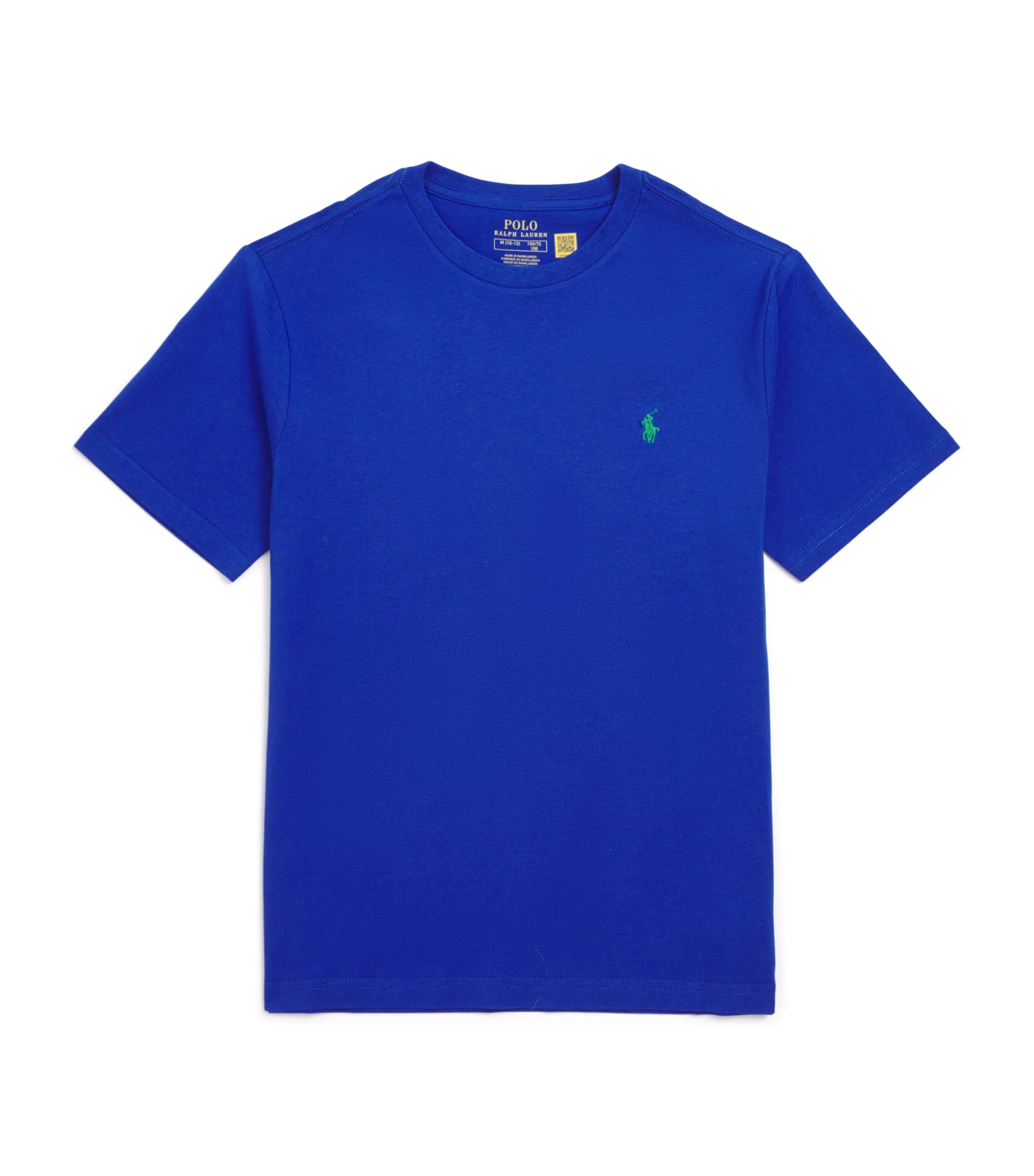 Ralph Lauren Kids' Logo Embroidered T-shirt In Blue