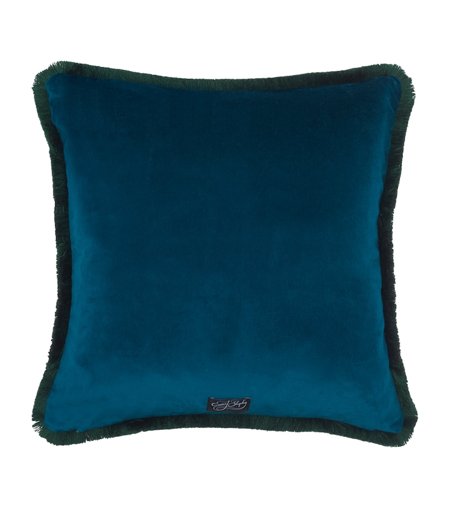 Velvet Lynx Cushion (46cm x 46cm) PINK Image 3