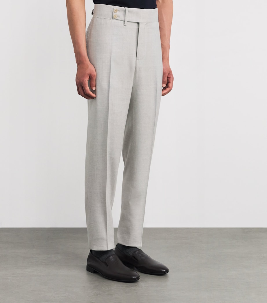 Wool-Silk-Linen Trousers 960 Image 3