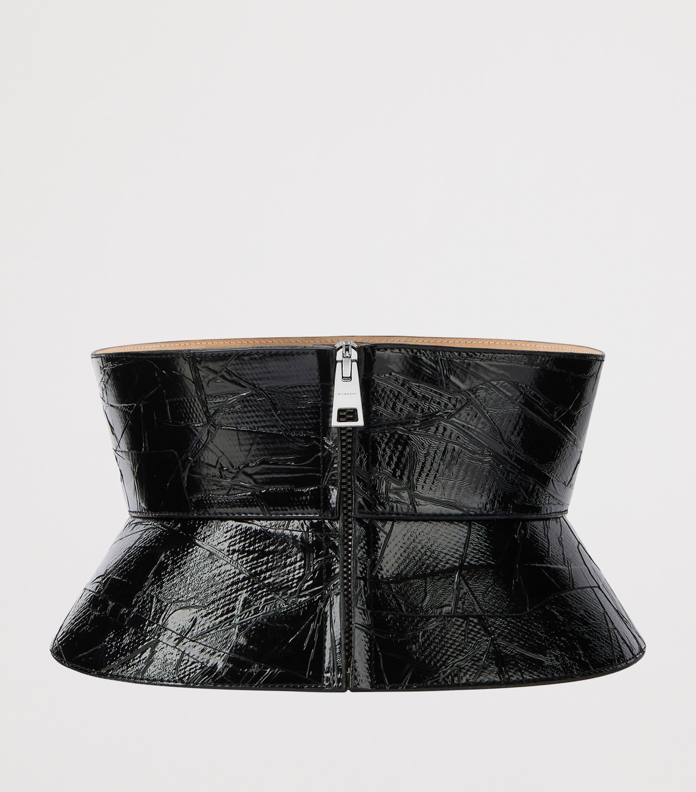 Leather Corset Belt BLACK Image 4