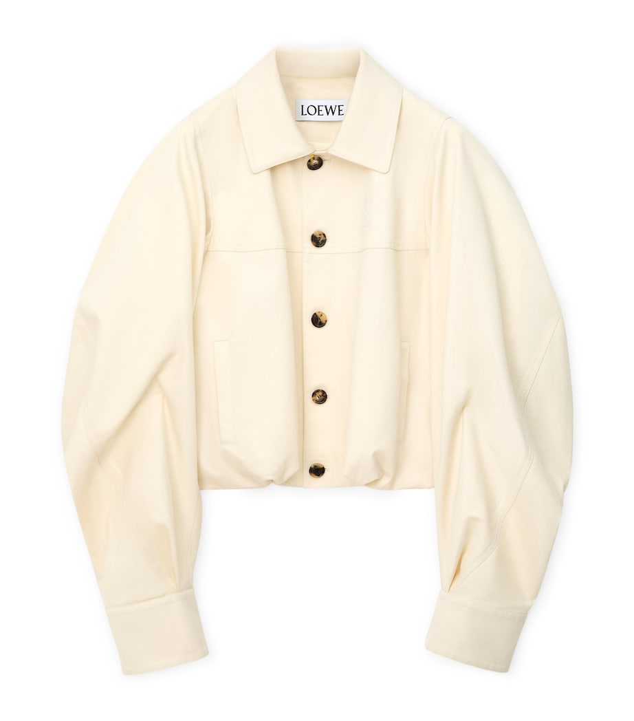 Cotton-Silk Jacket IVORY Image 1