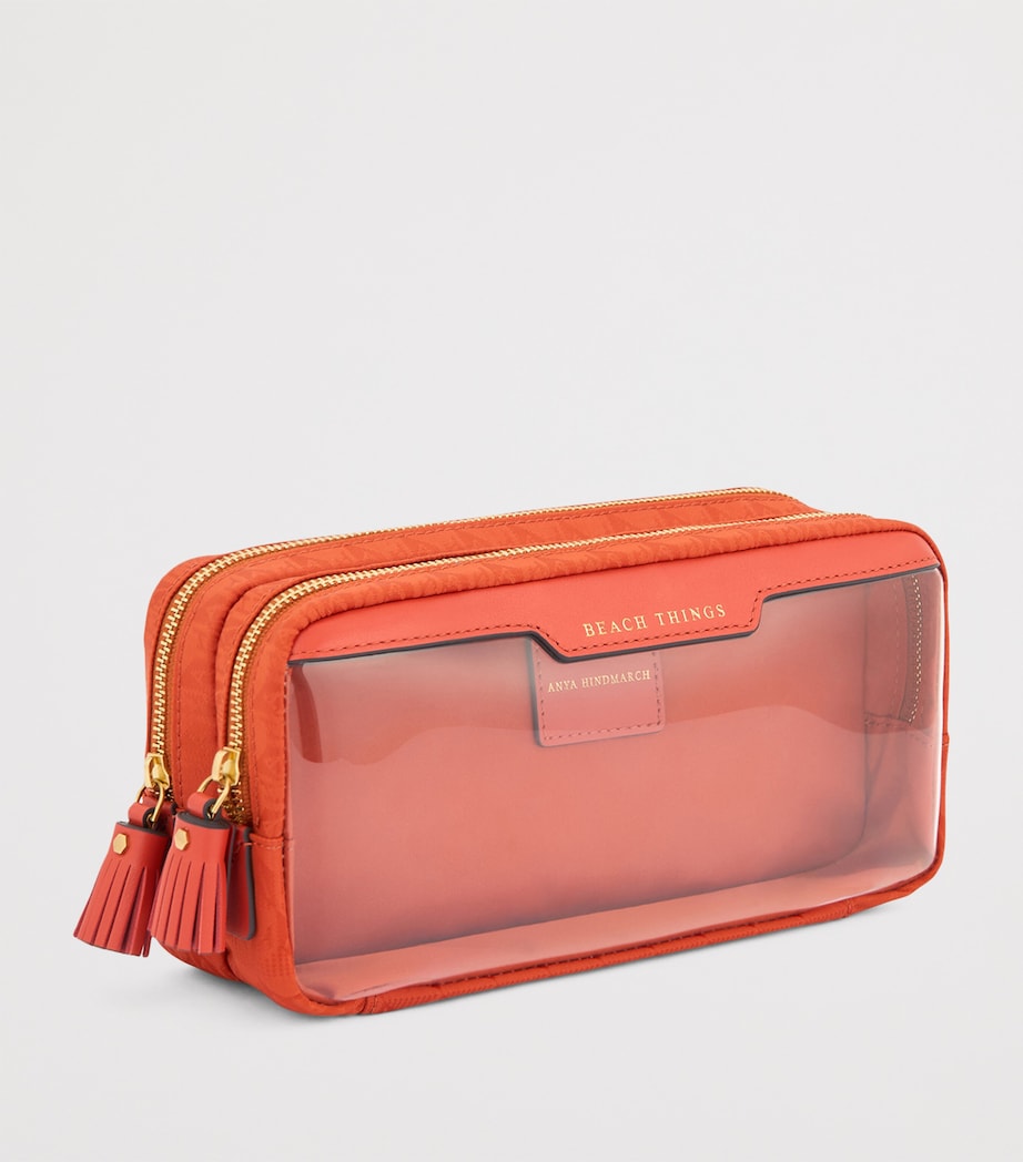 Jacquard Logo Beach Things Pouch BURNT SIENNA Image 2