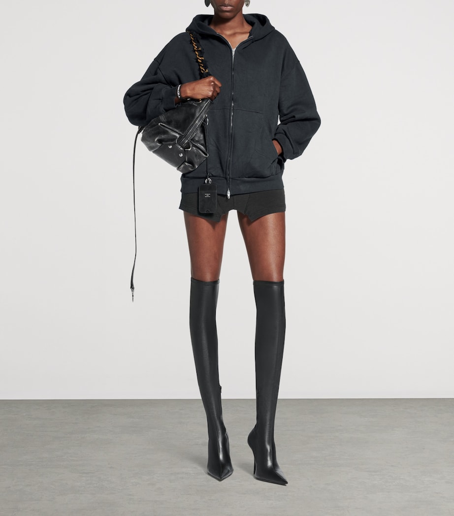 Cotton Zip-Up Hoodie 1750 Image 4