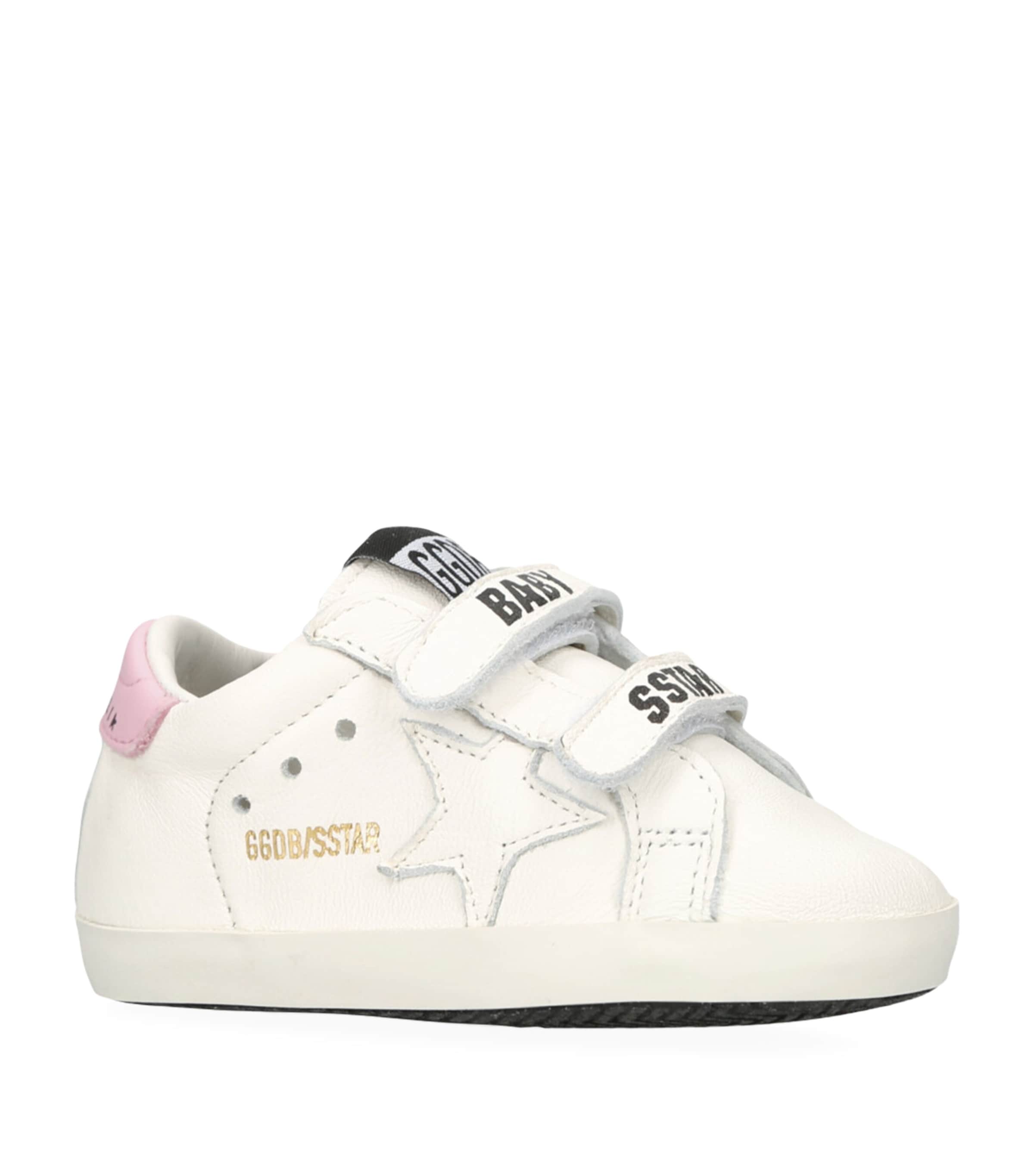 Leather Baby School Sneakers WHITE/OTH Image 3