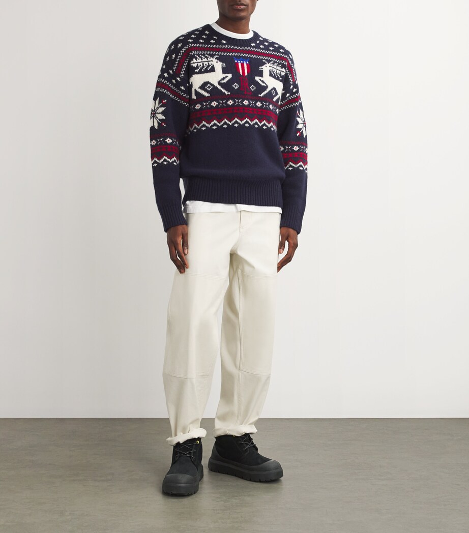 UGG Suede Neumel Lace-Up Boots Black Image 5