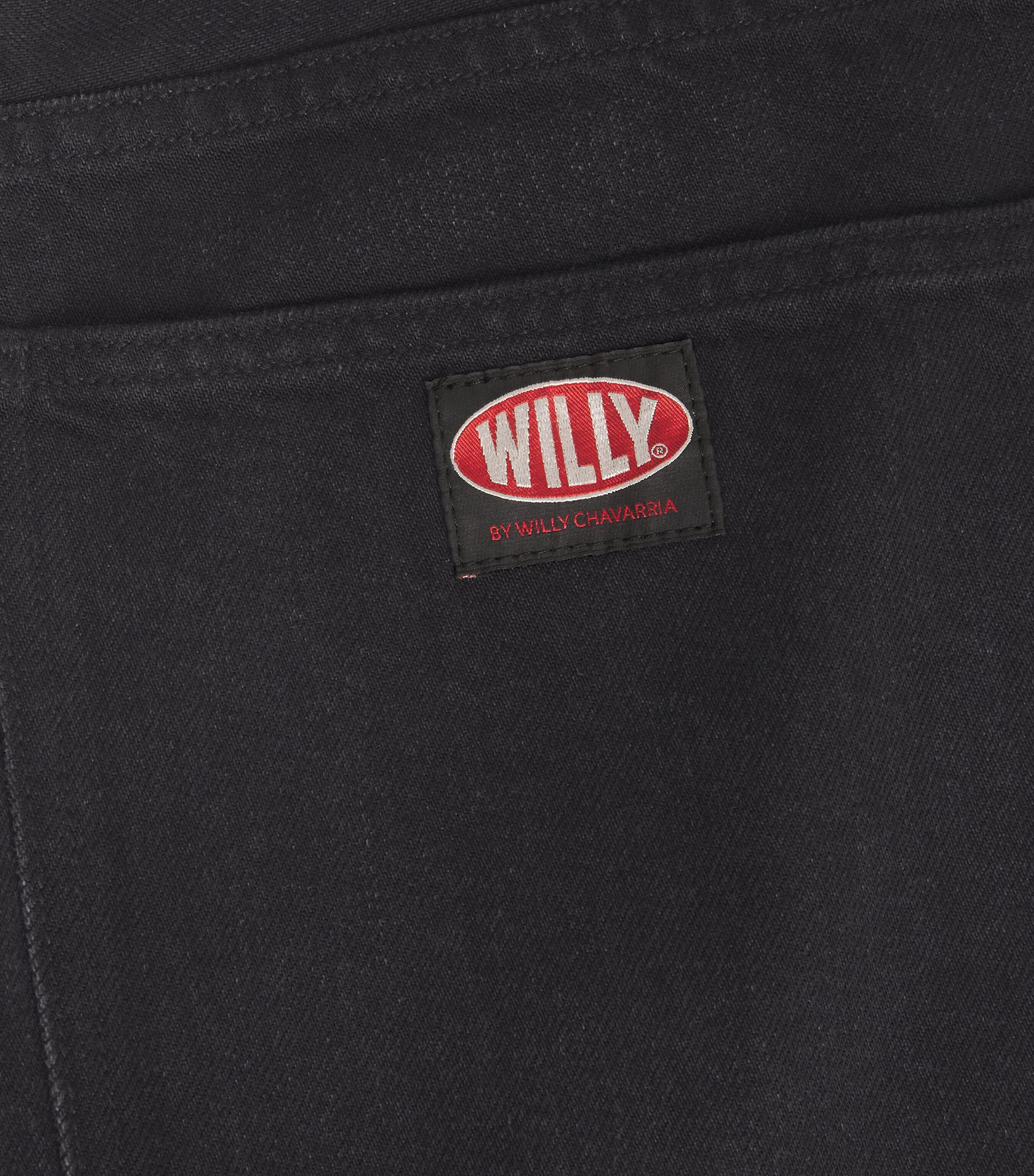 Willy Chavarria Mens XL Carpenter Jeans Black Denim Image 5